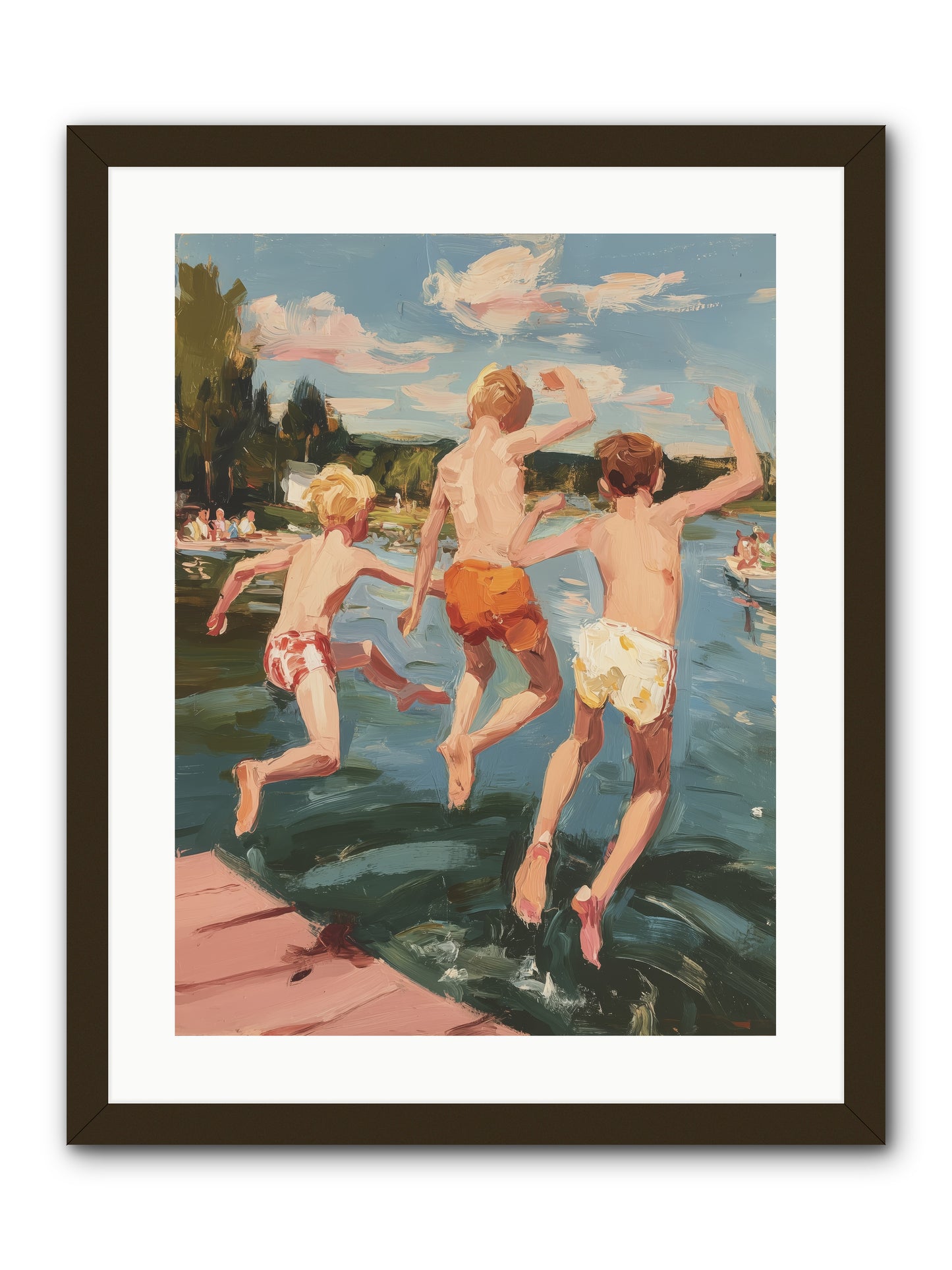 Ready Set Go -- Framed Print - Black 18x24