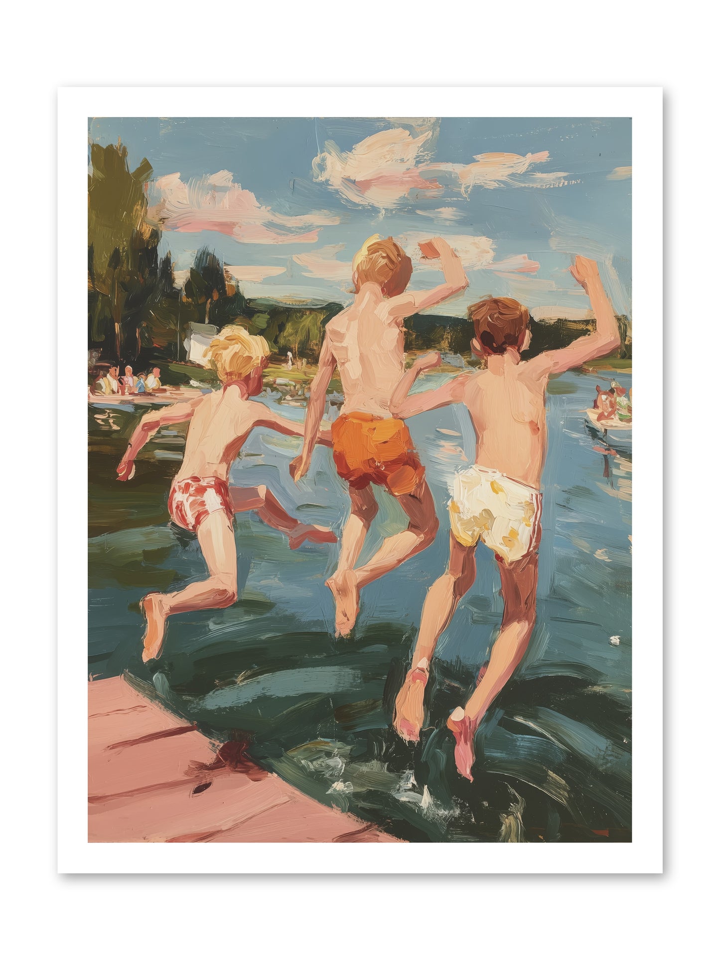 Ready Set Go -- Loose Canvas Print 18x24