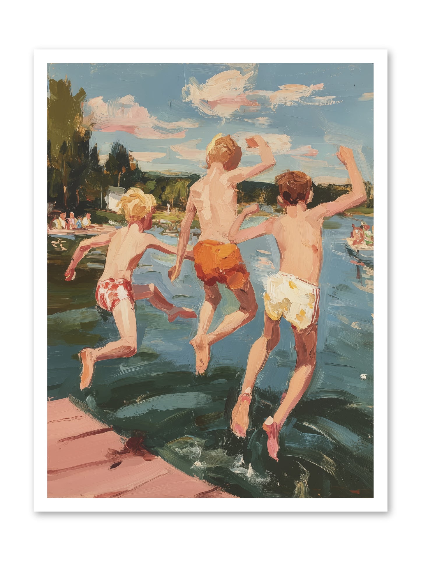 Ready Set Go -- Loose Canvas Print 24x32