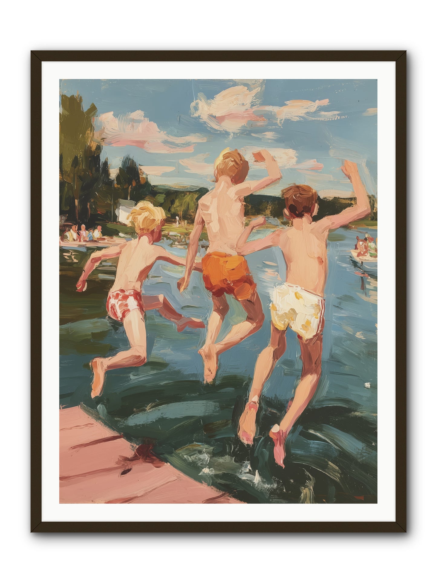Ready Set Go -- Framed Print - Black 36x48