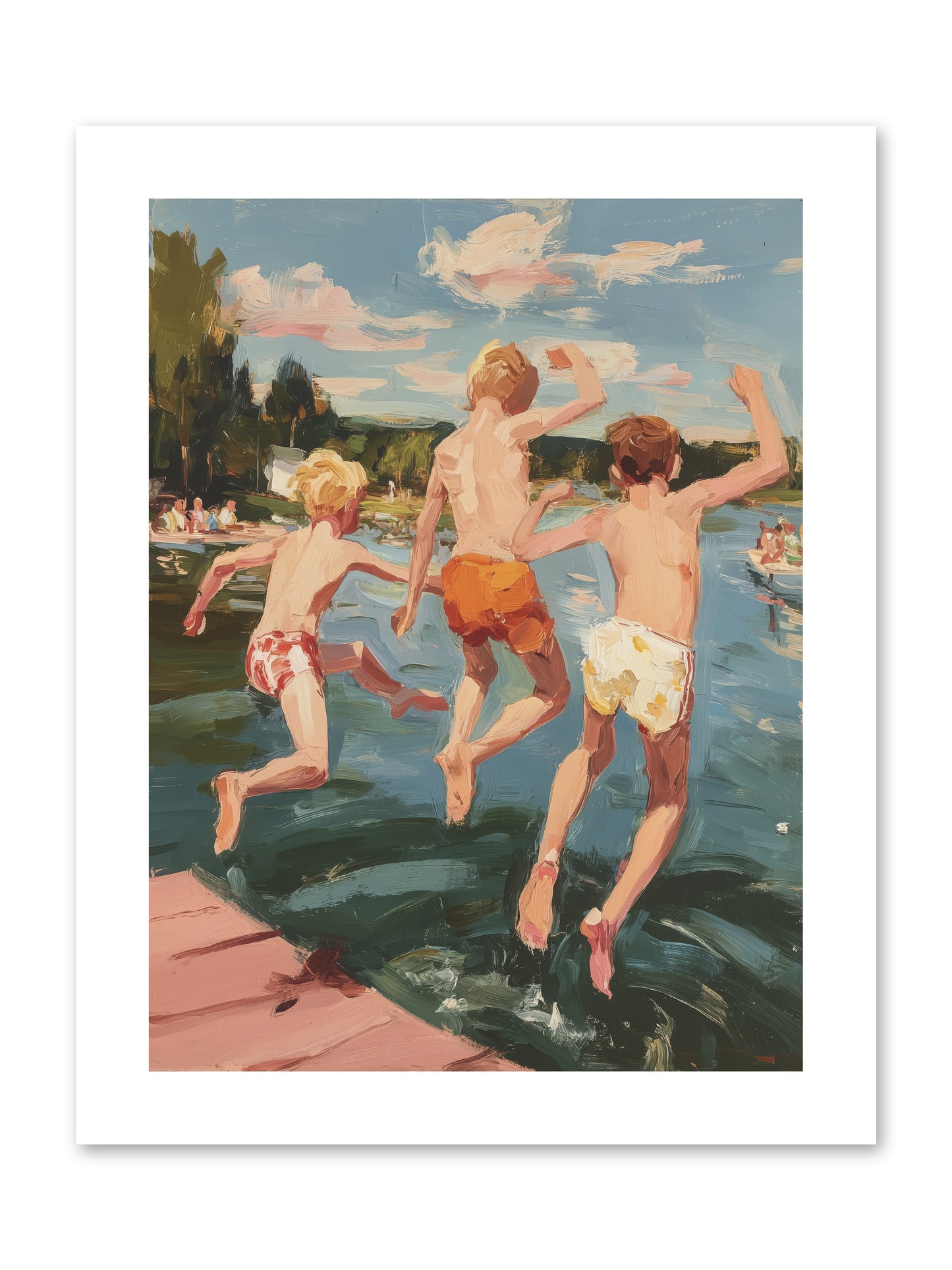 Ready Set Go -- Loose Canvas Print 9x12
