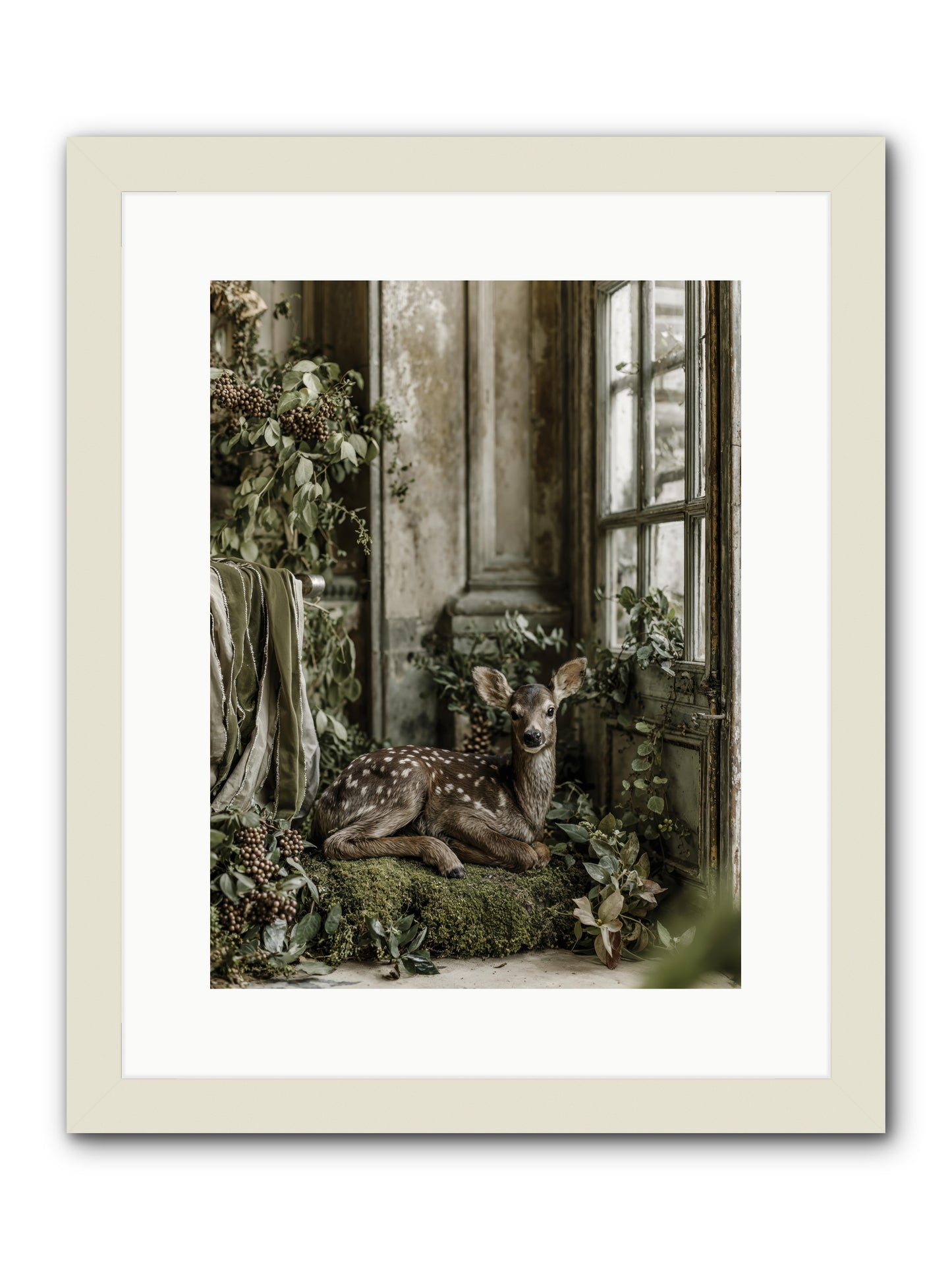 Reason enough -- Framed Print - White 12x16