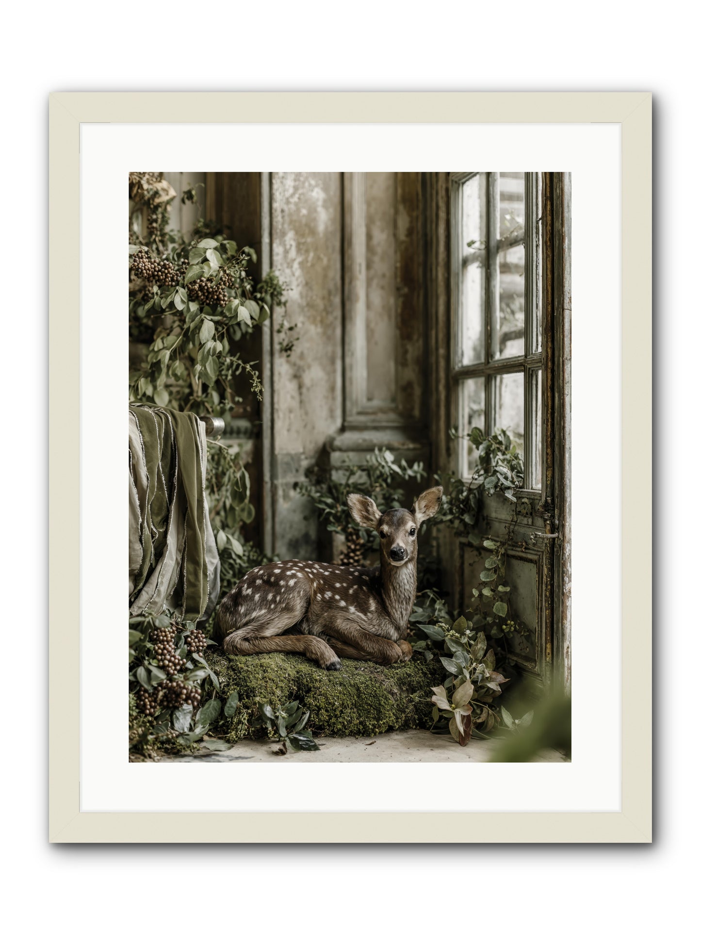Reason enough -- Framed Print - White 18x24