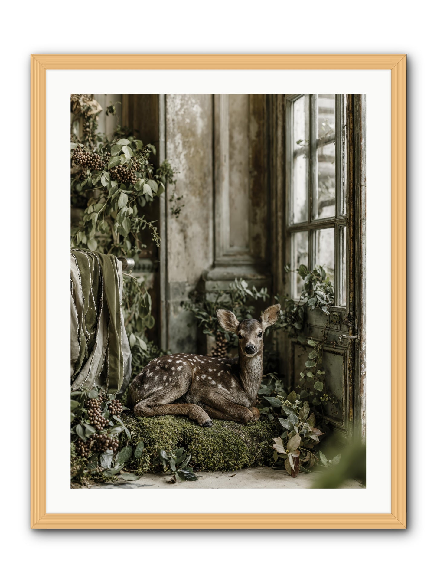 Reason enough -- Framed Print - Natural 24x32