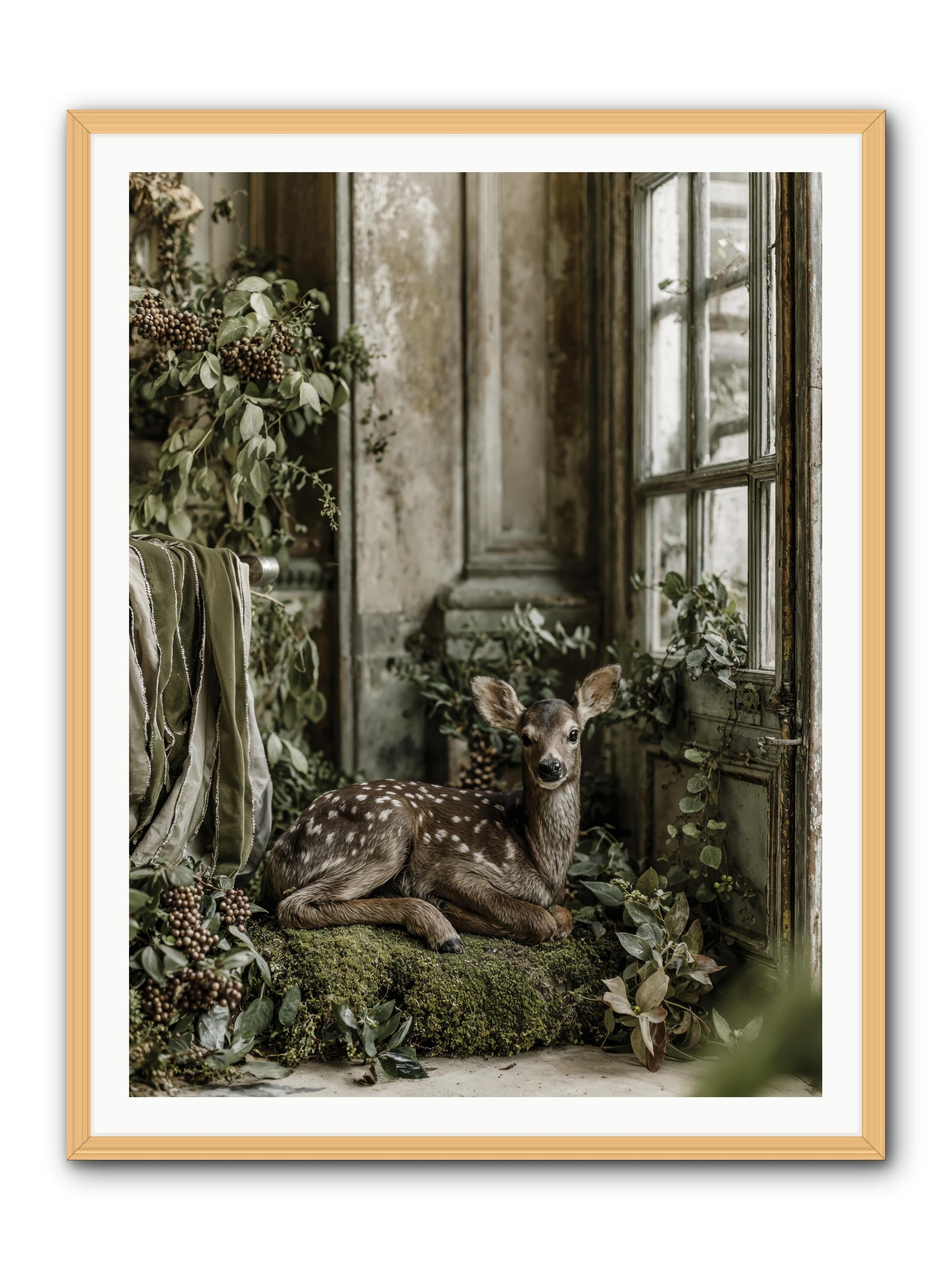 Reason enough -- Framed Print - Natural 36x48