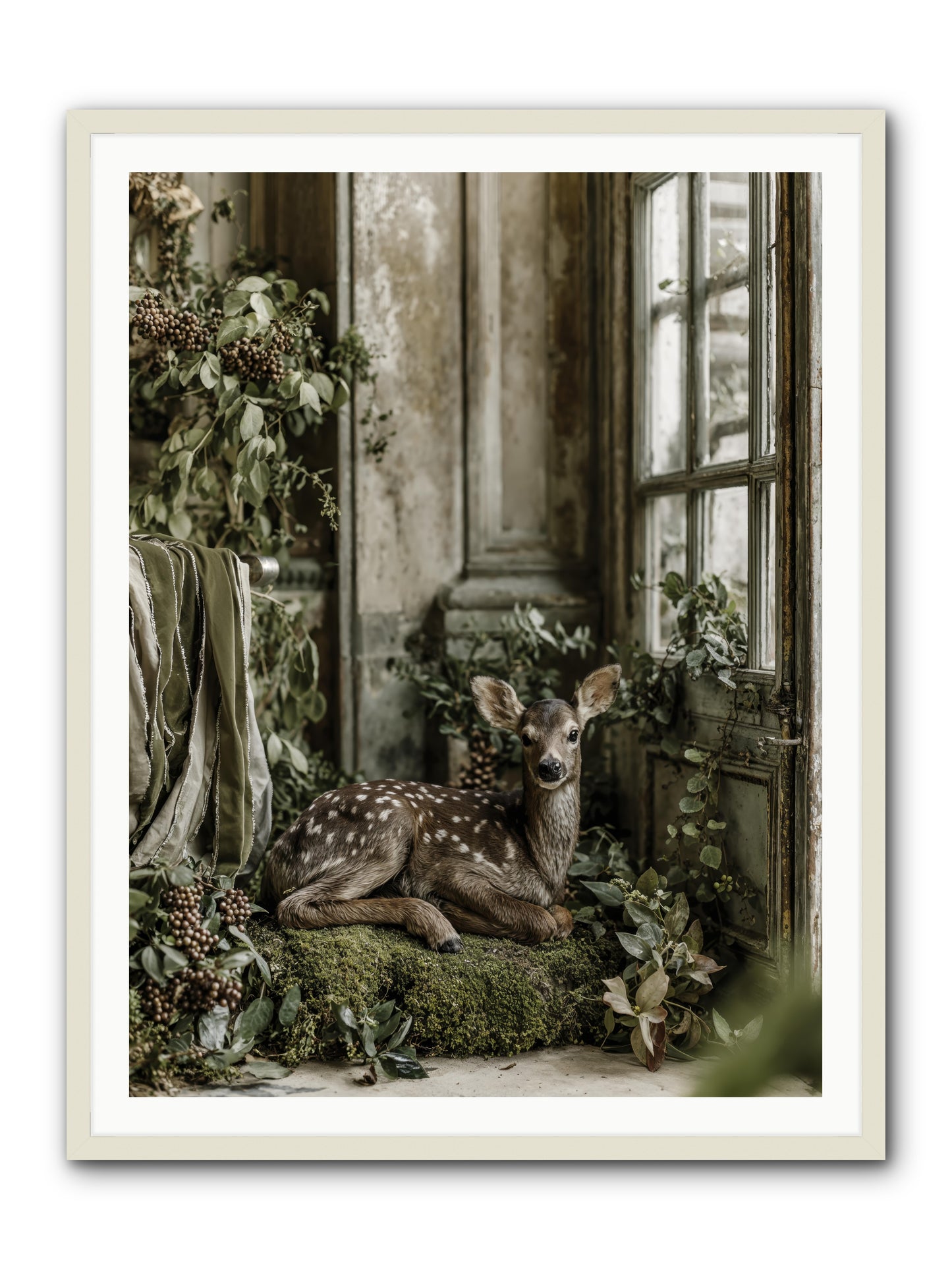 Reason enough -- Framed Print - White 36x48