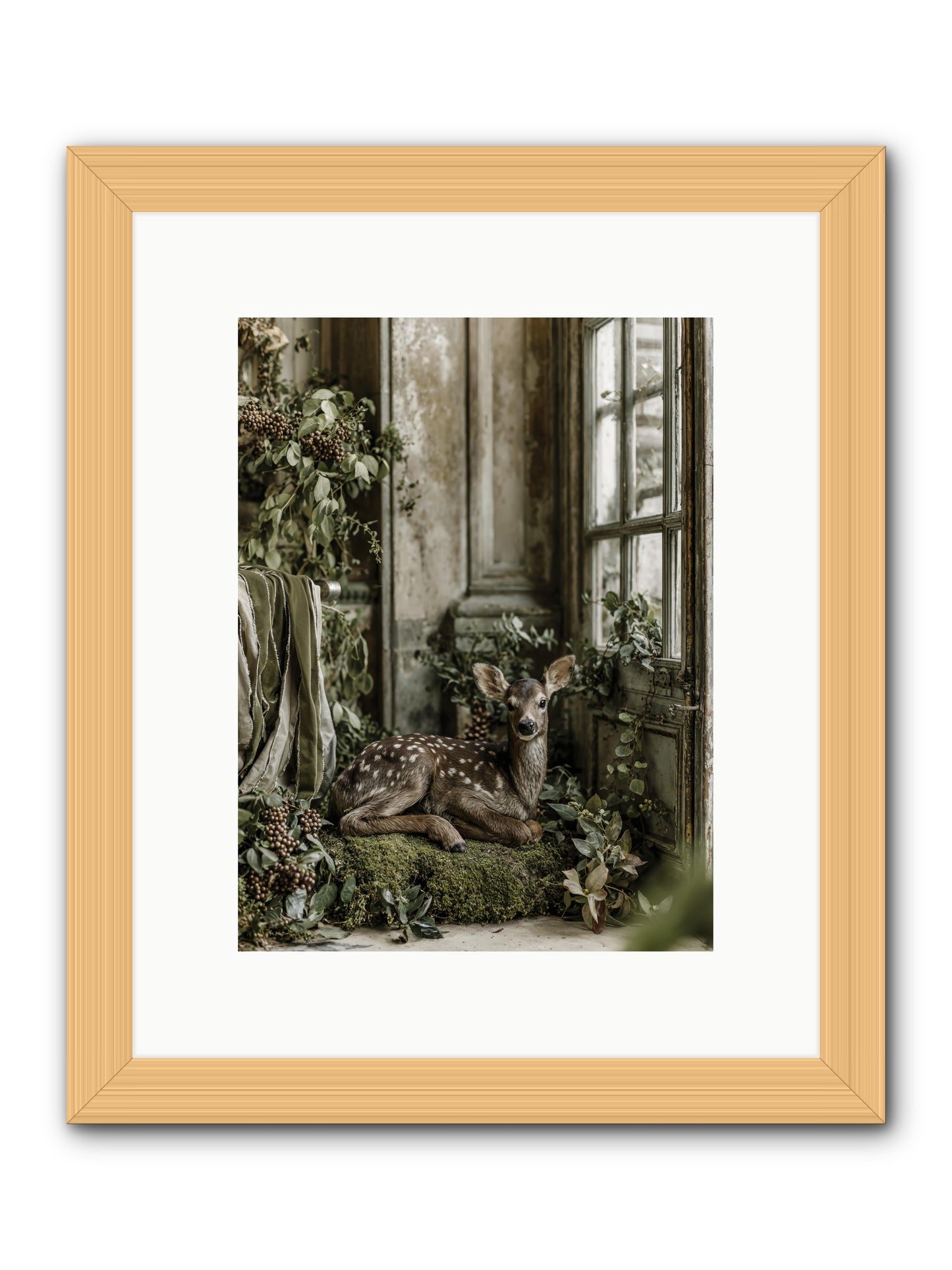 Reason enough -- Framed Print - Natural 9x12
