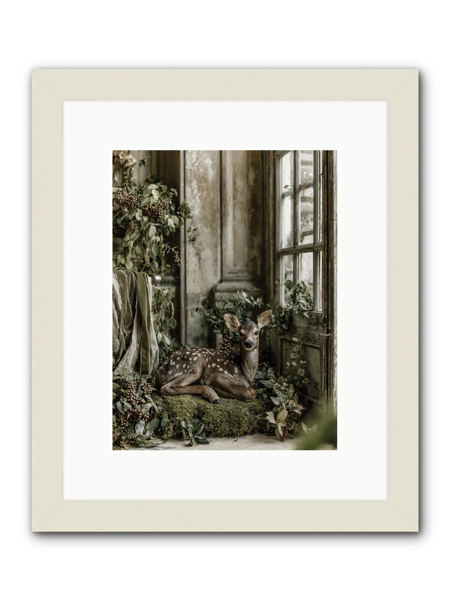 Reason enough -- Framed Print - White 9x12