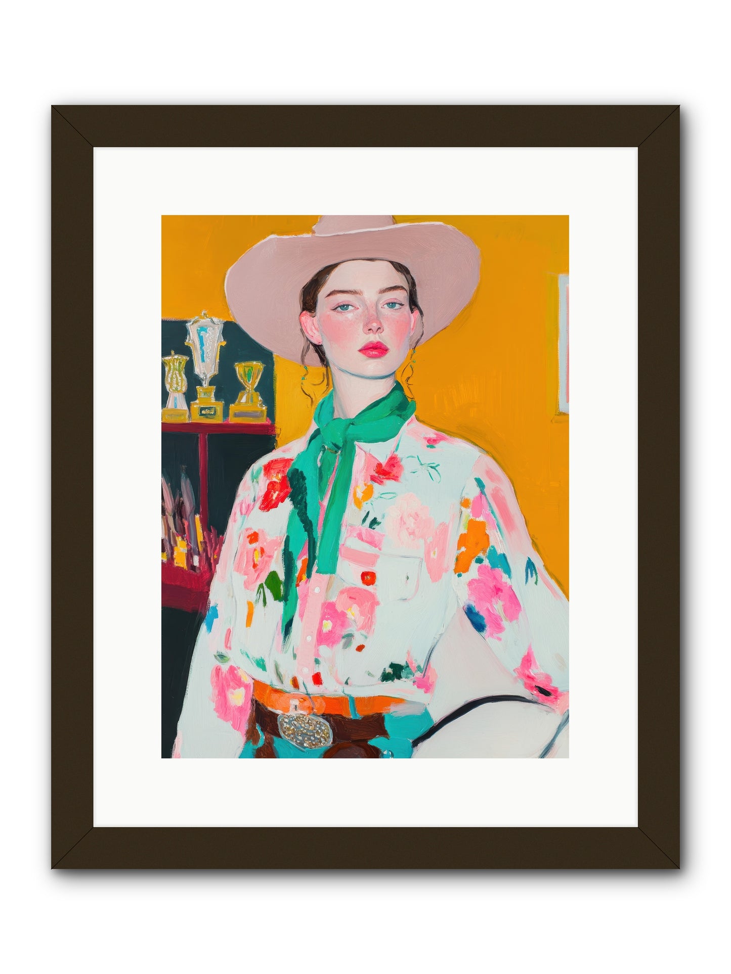 Rebel Rider -- Framed Print - Black 12x16