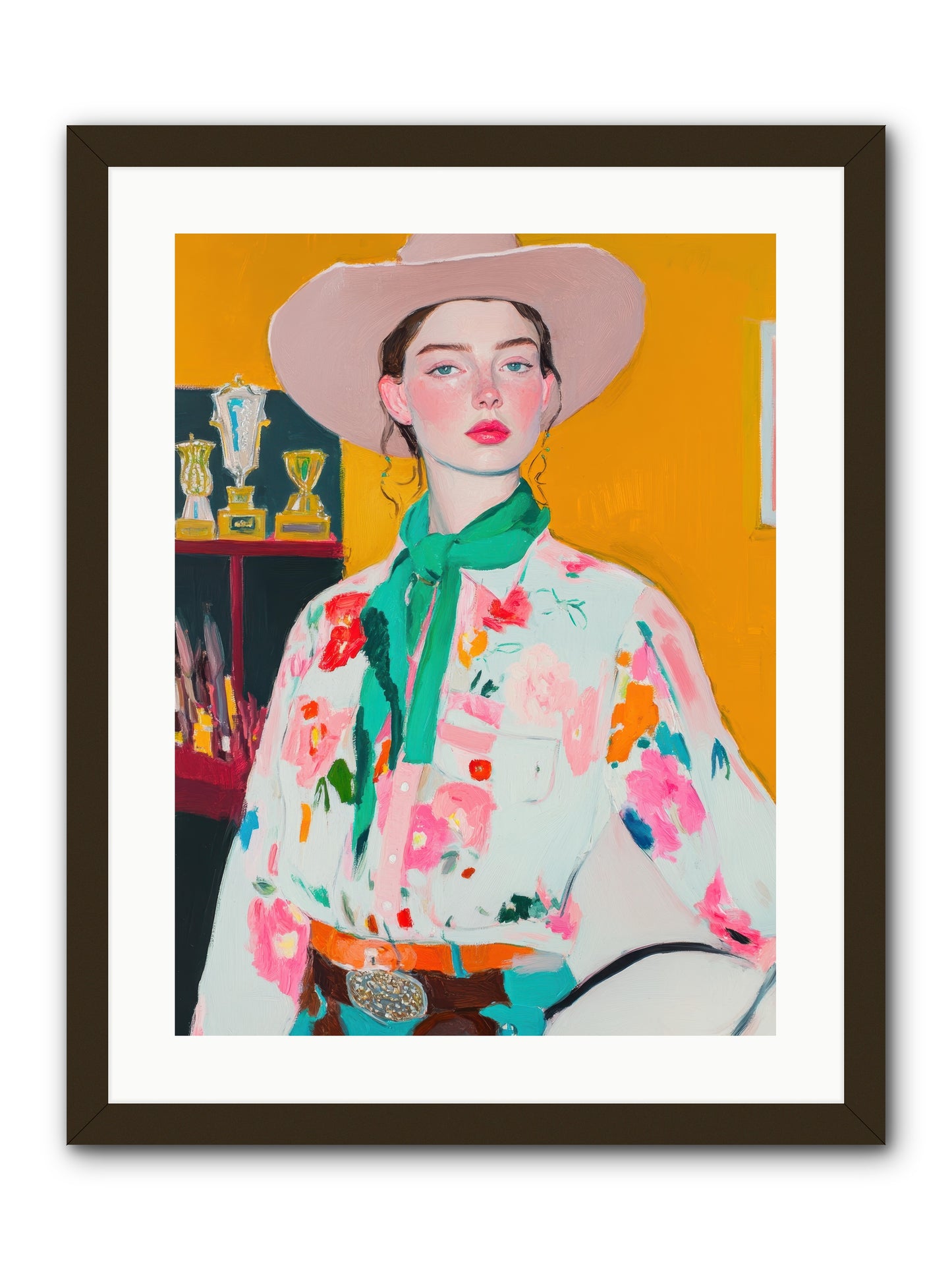 Rebel Rider -- Framed Print - Black 18x24