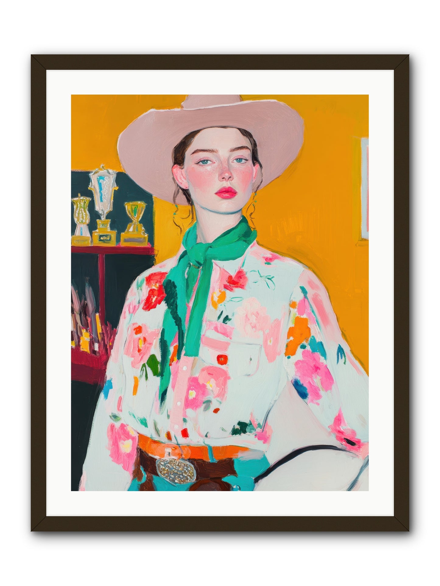 Rebel Rider -- Framed Print - Black 24x32