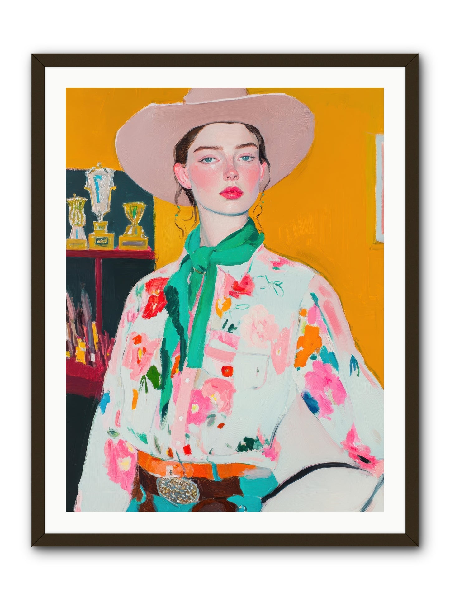 Rebel Rider -- Framed Print - Black 30x40