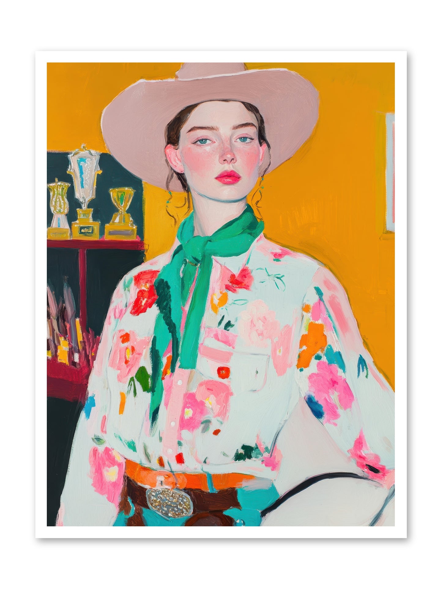 Rebel Rider -- Loose Canvas Print 30x40