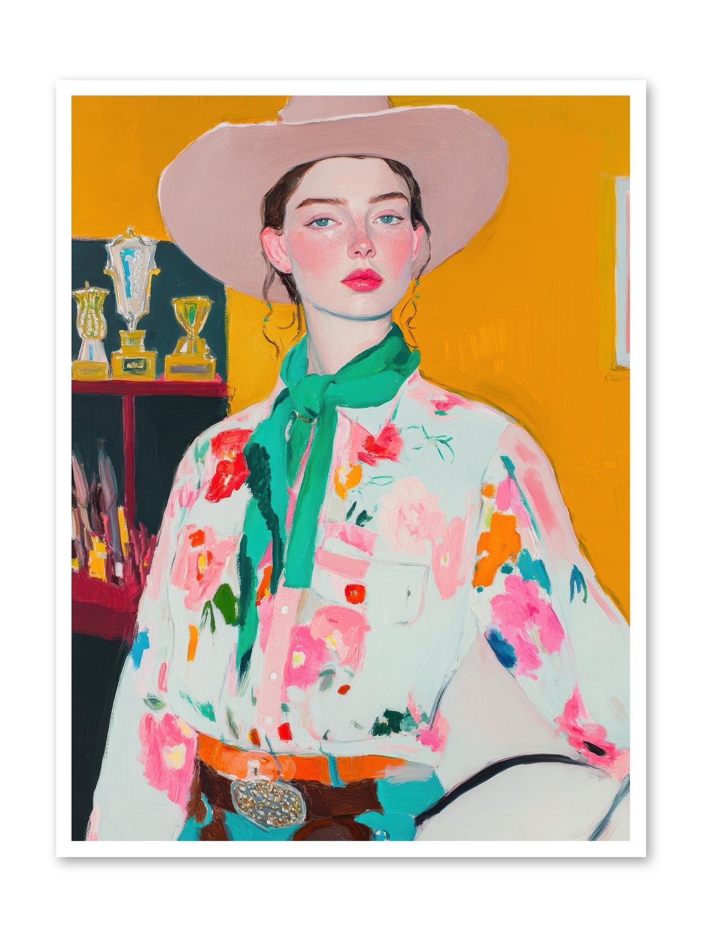 Rebel Rider -- Loose Canvas Print 36x48