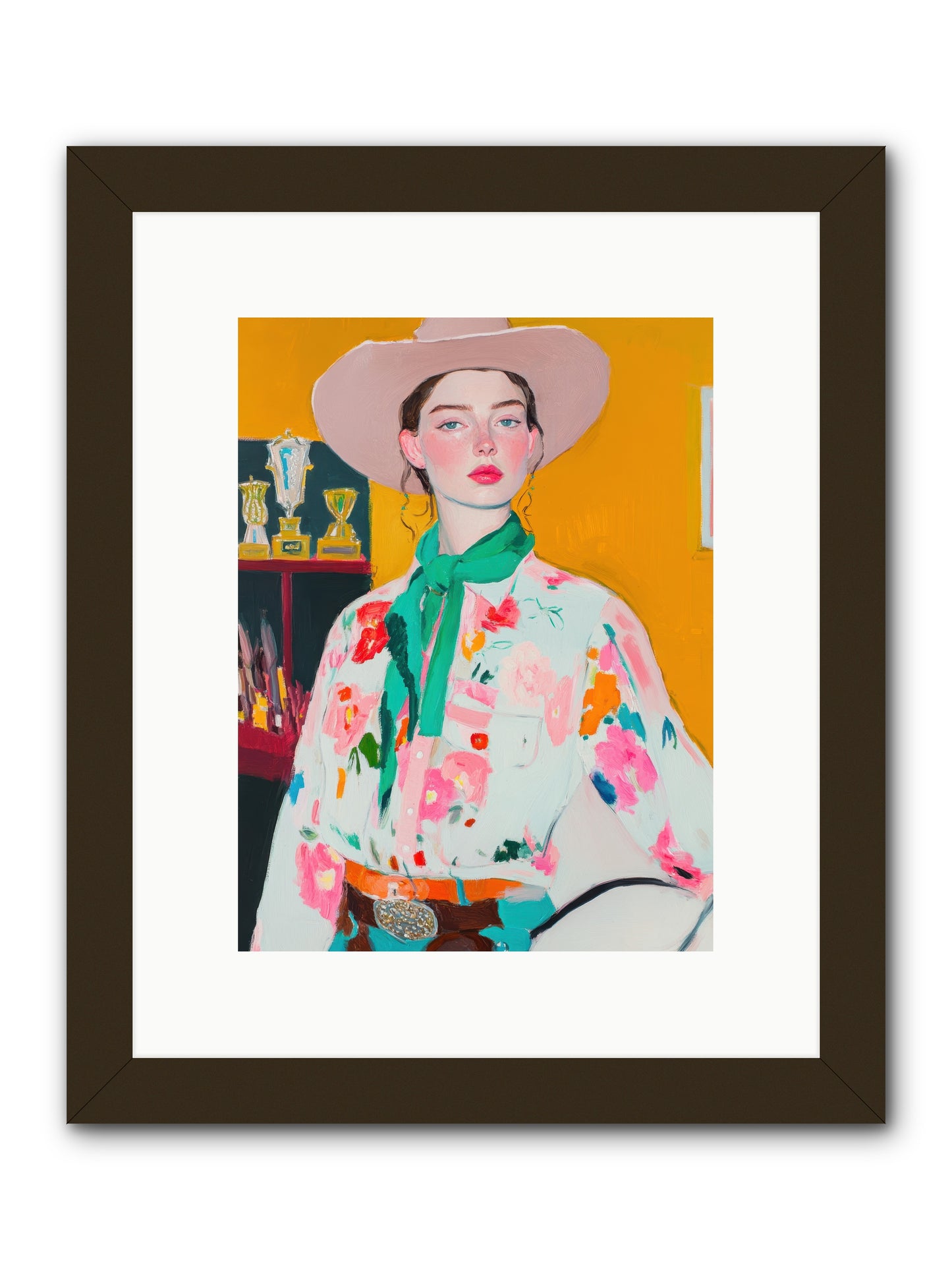 Rebel Rider -- Framed Print - Black 9x12