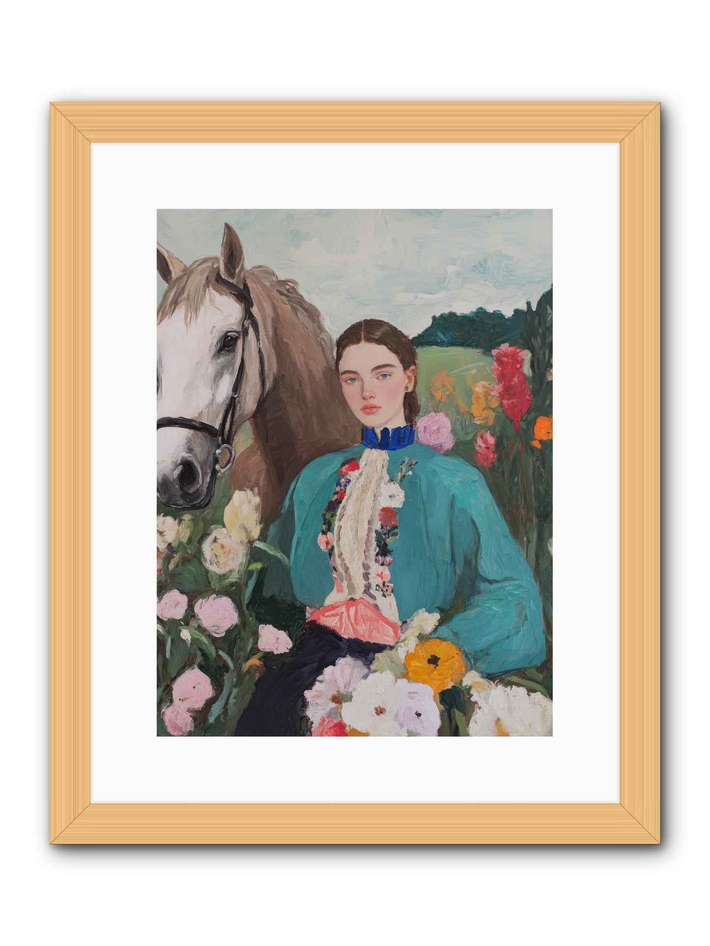 Rebel Spirit -- Framed Print - Natural 12x16