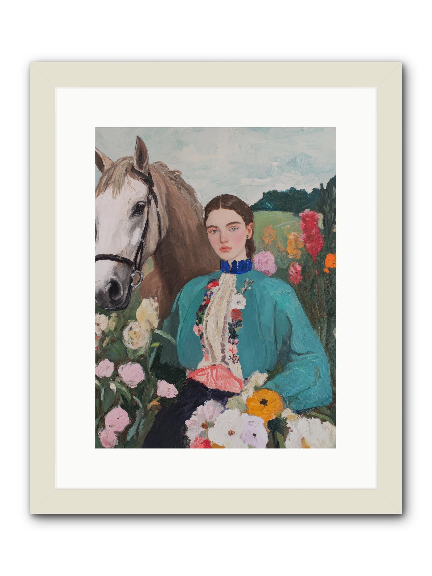 Rebel Spirit -- Framed Print - White 12x16