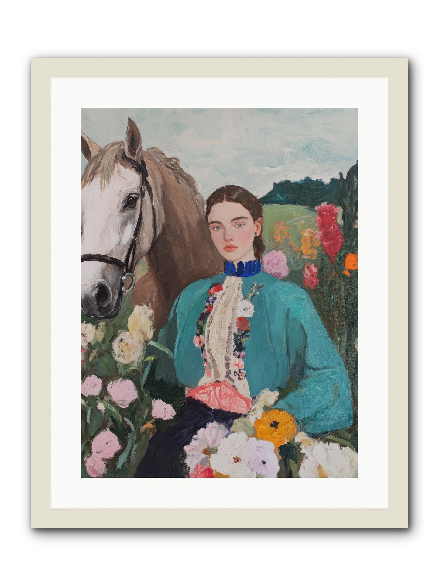 Rebel Spirit -- Framed Print - White 18x24