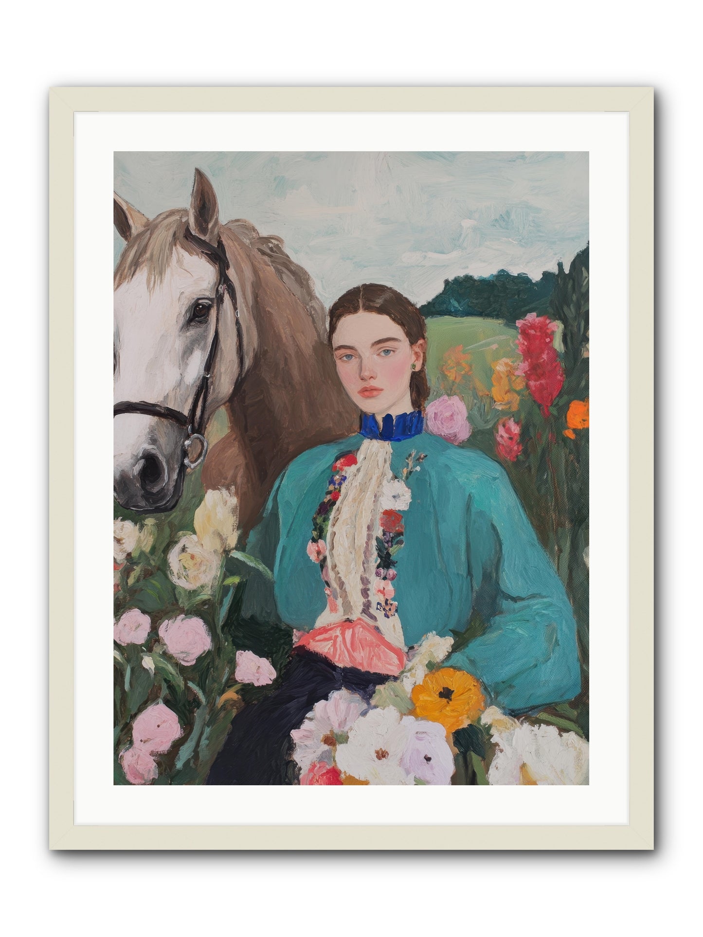 Rebel Spirit -- Framed Print - White 24x32