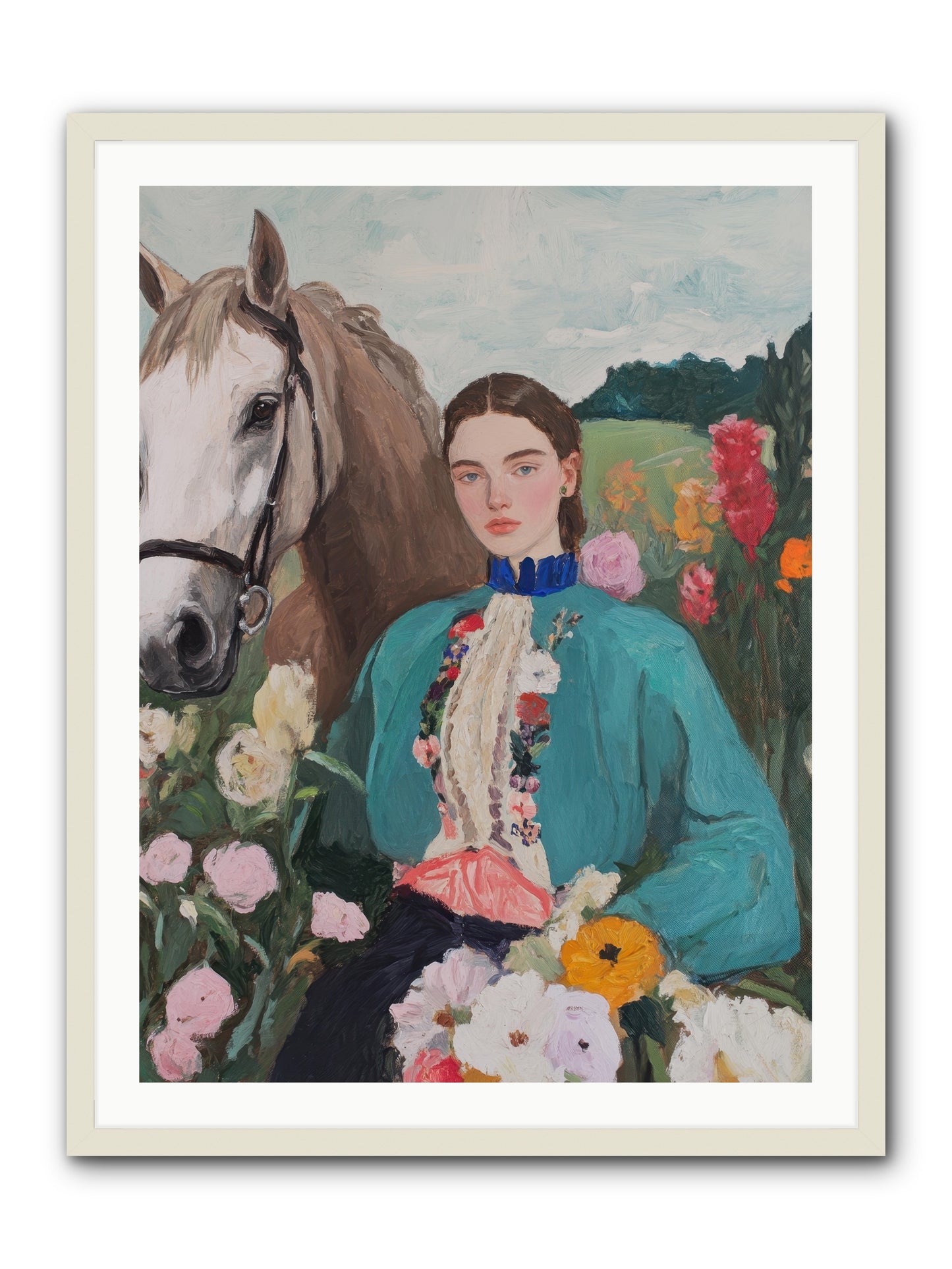 Rebel Spirit -- Framed Print - White 30x40