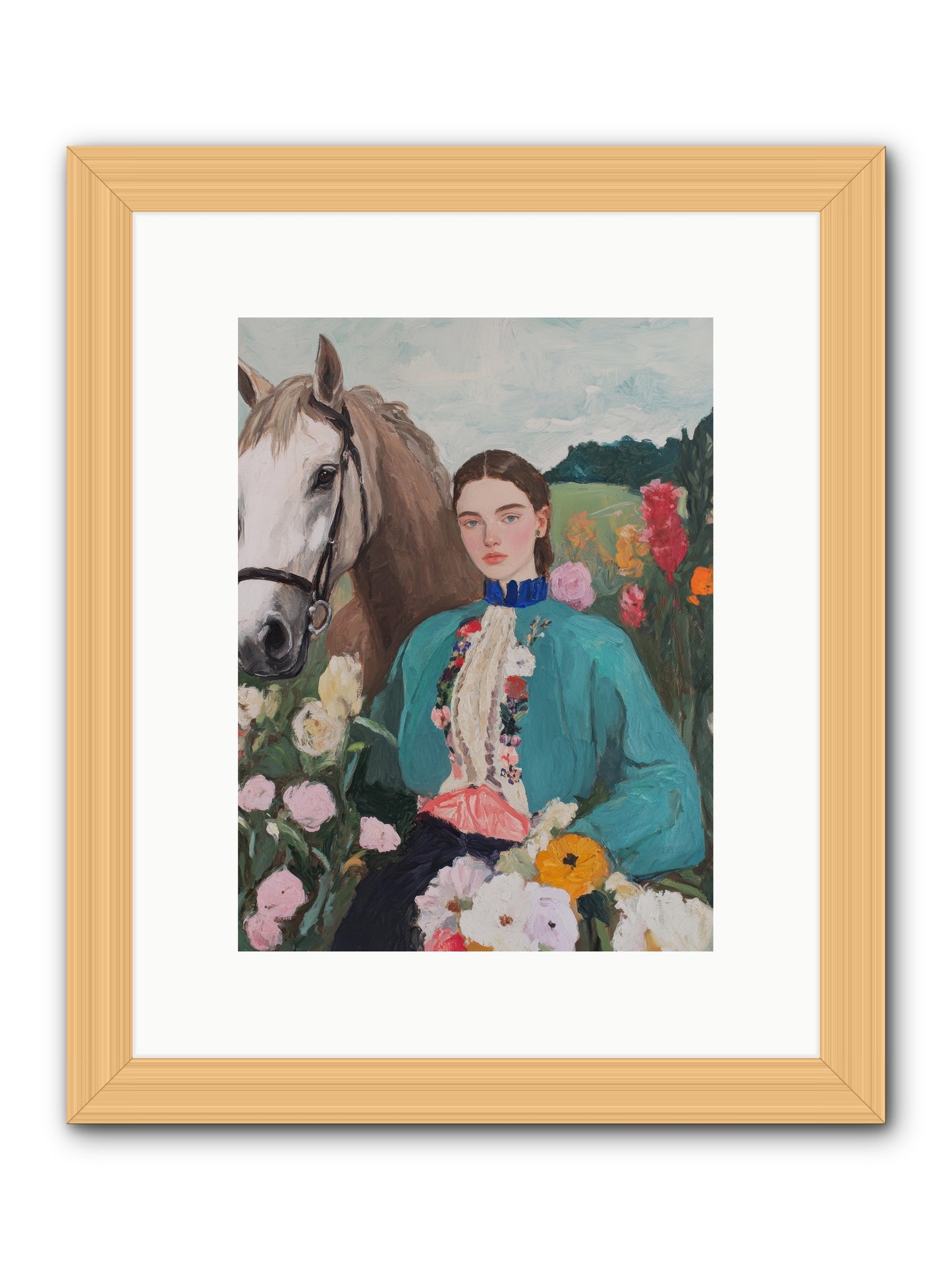 Rebel Spirit -- Framed Print - Natural 9x12