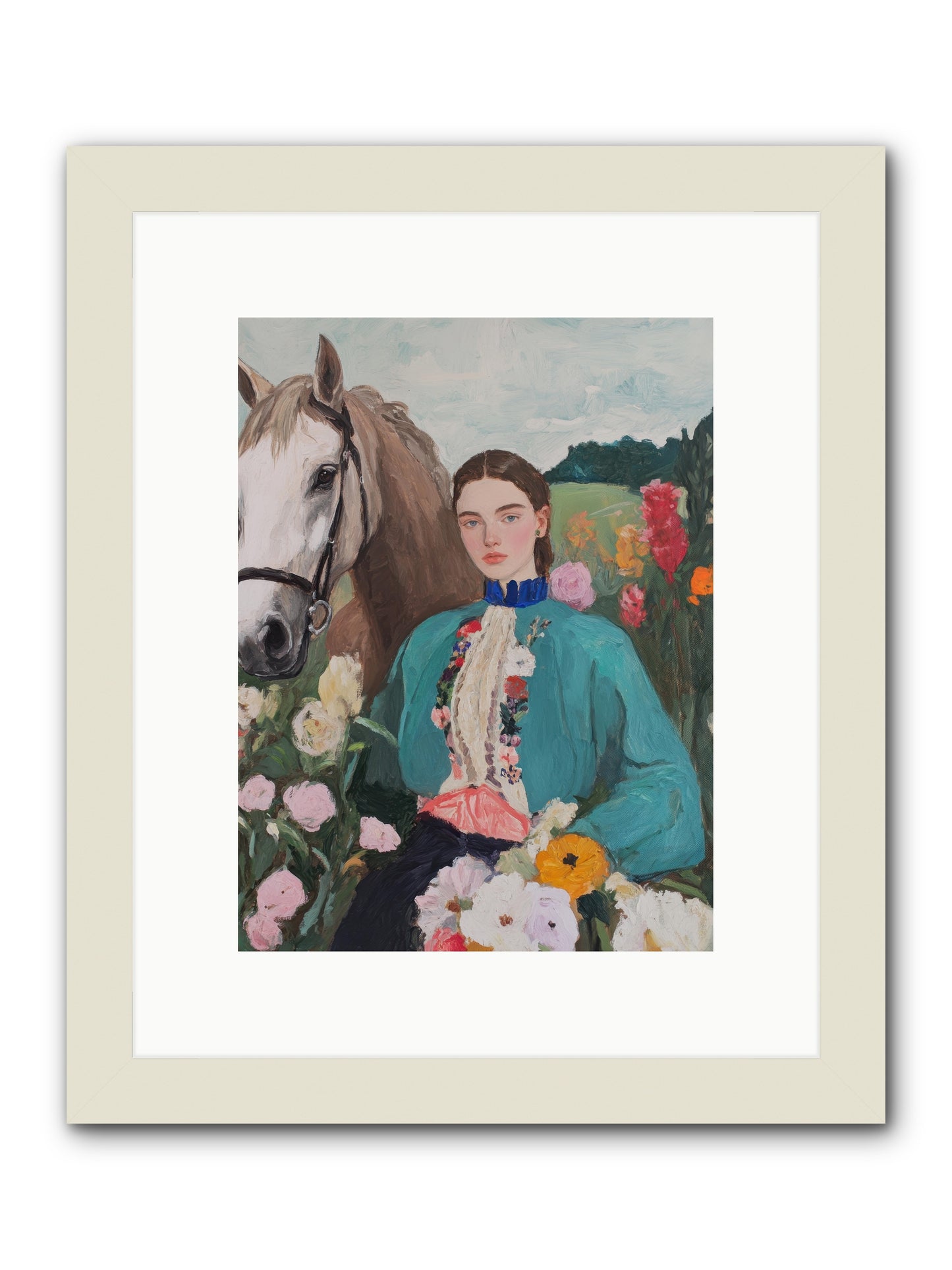 Rebel Spirit -- Framed Print - White 9x12