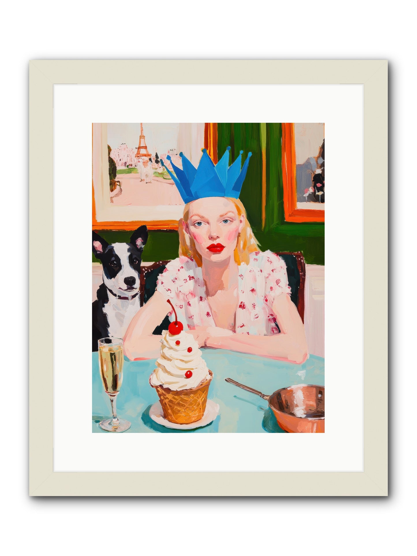 Rebellion By Confection -- Framed Print - White 12x16
