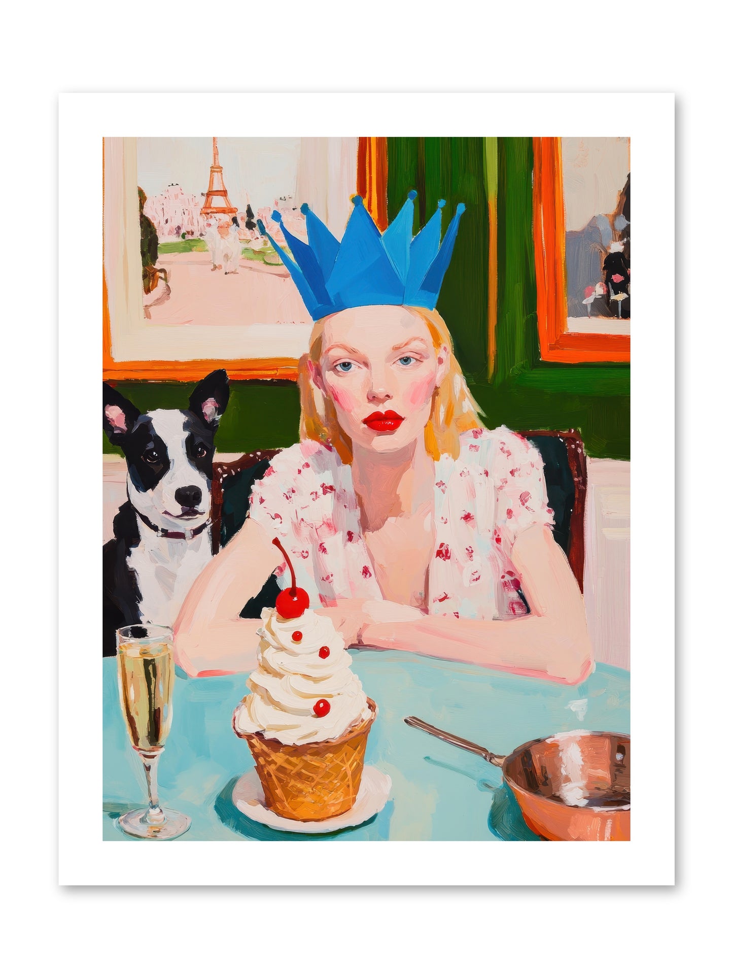 Rebellion By Confection -- Paper Print 12x16