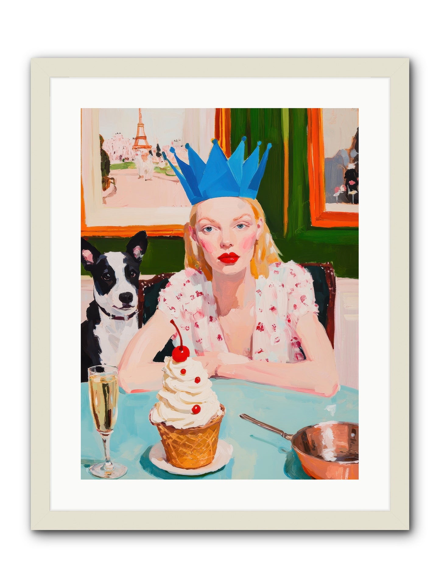 Rebellion By Confection -- Framed Print - White 18x24