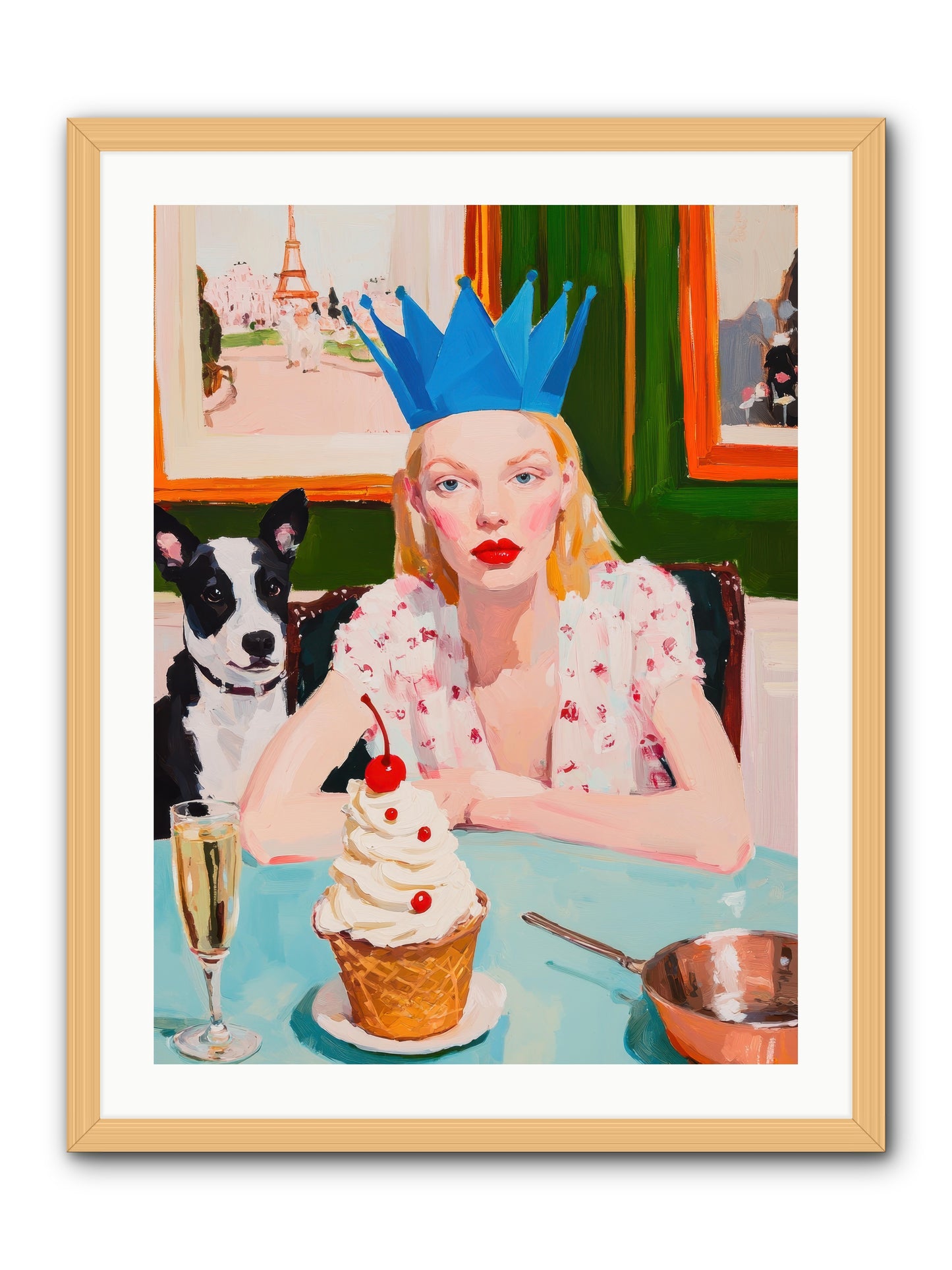 Rebellion By Confection -- Framed Print - Natural 24x32