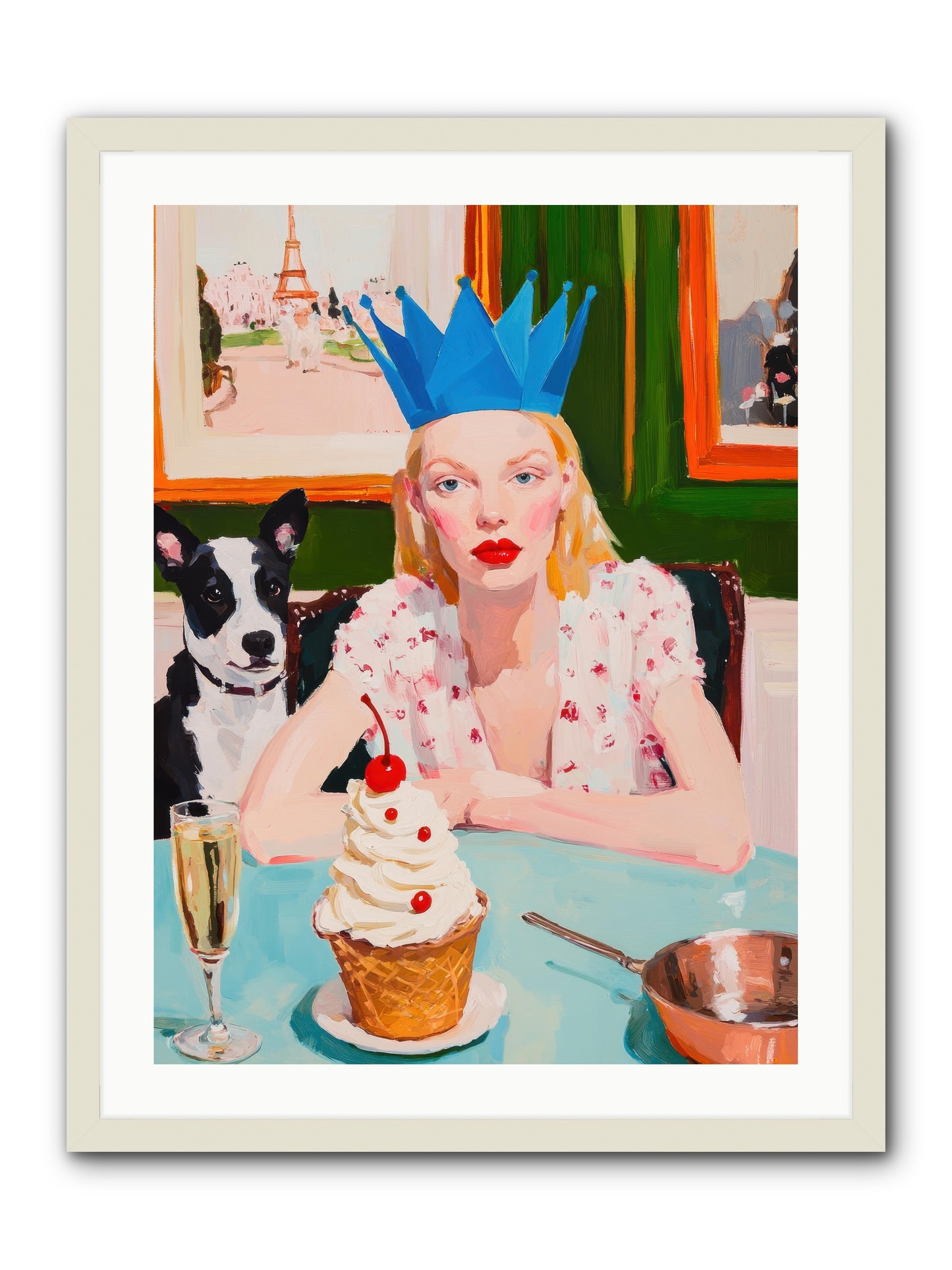 Rebellion By Confection -- Framed Print - White 24x32