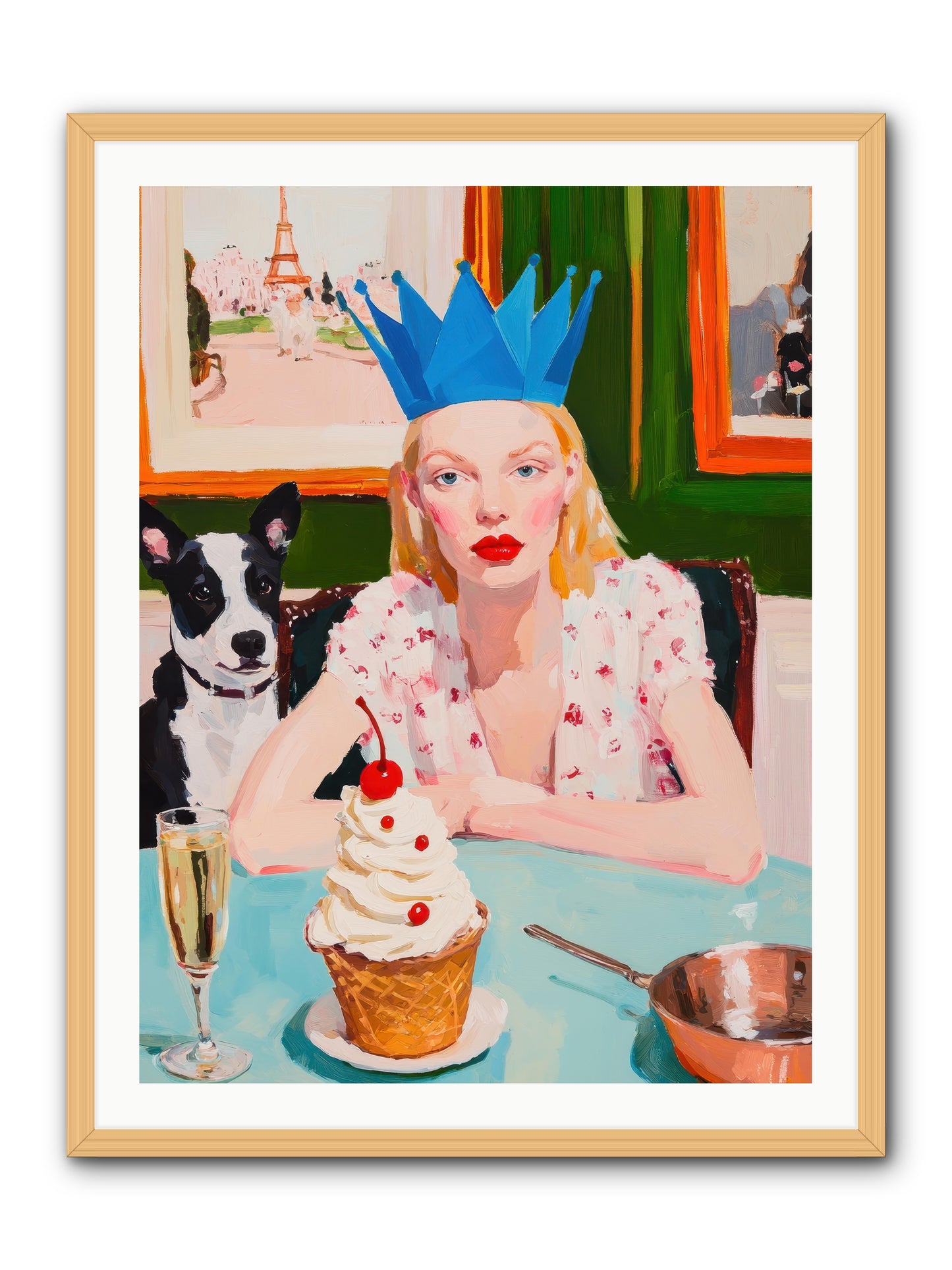 Rebellion By Confection -- Framed Print - Natural 30x40