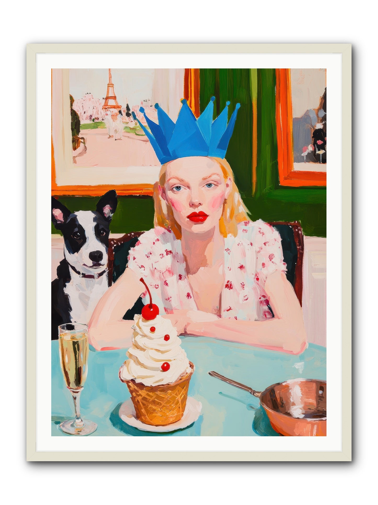 Rebellion By Confection -- Framed Print - White 36x48