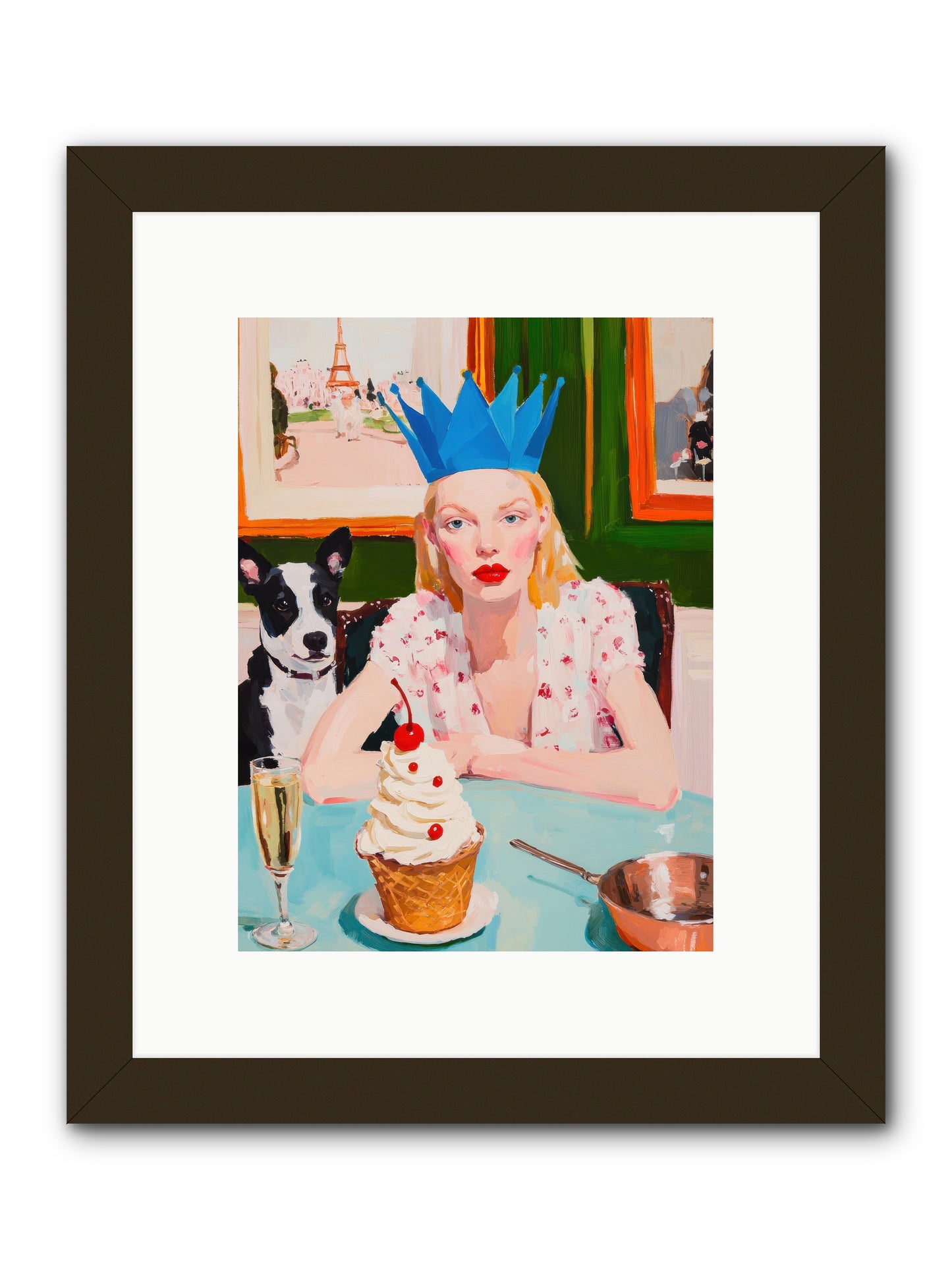 Rebellion By Confection -- Framed Print - Black 9x12