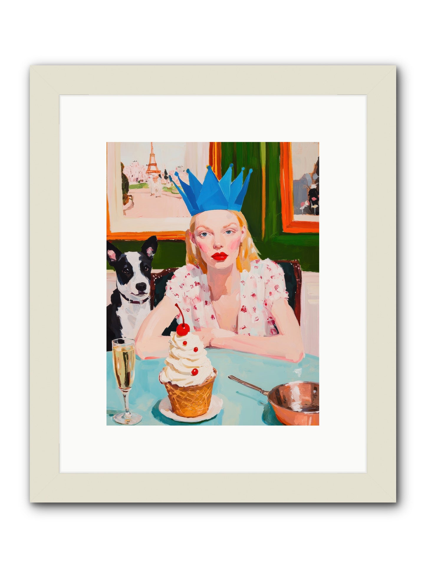 Rebellion By Confection -- Framed Print - White 9x12