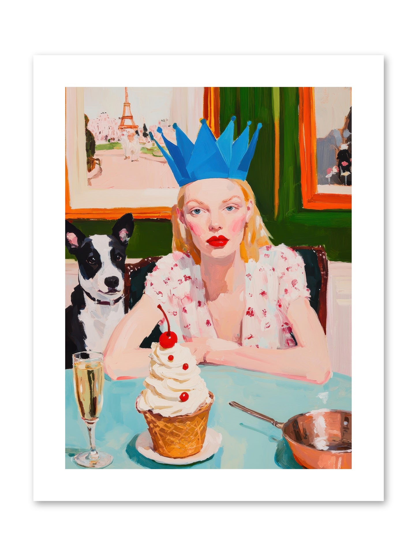 Rebellion By Confection -- Paper Print 9x12