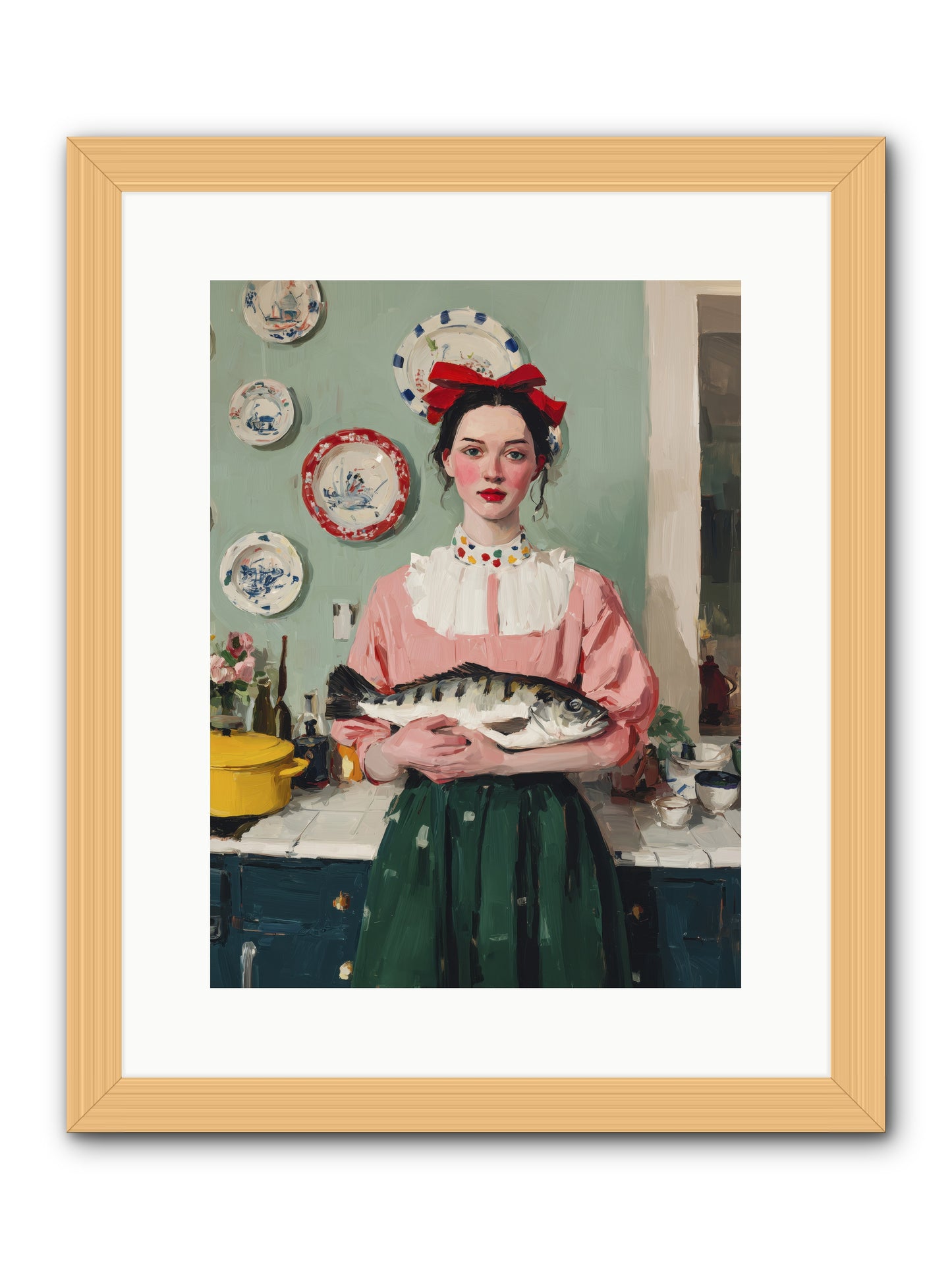 Recipe Rebellion -- Framed Print - Natural 12x16