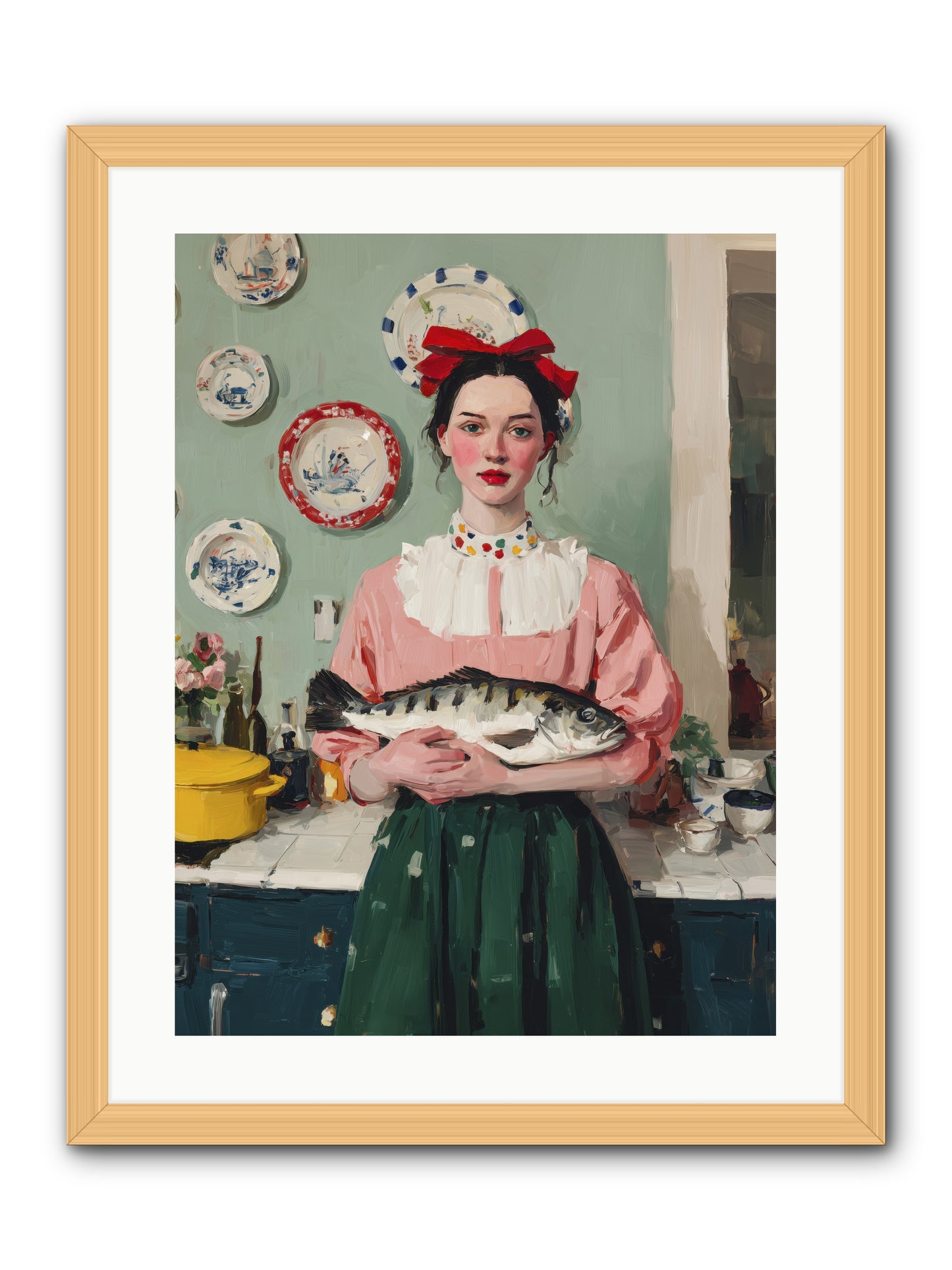 Recipe Rebellion -- Framed Print - Natural 18x24