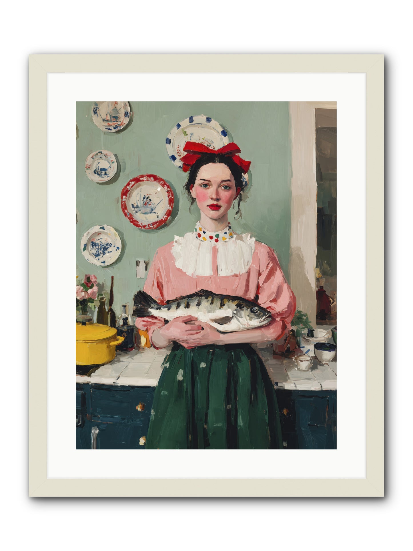 Recipe Rebellion -- Framed Print - White 18x24