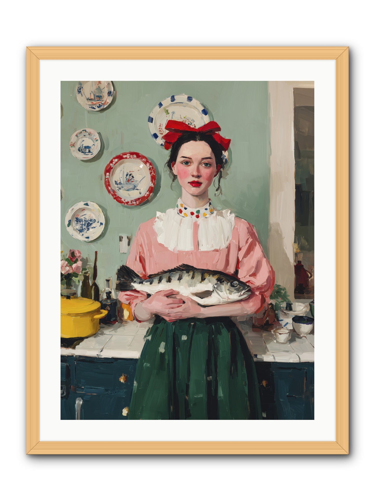 Recipe Rebellion -- Framed Print - Natural 24x32