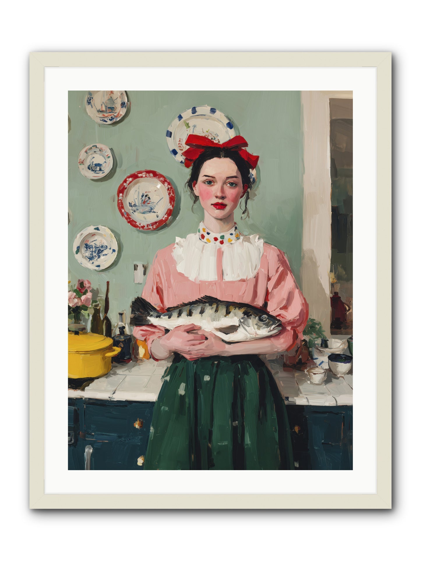 Recipe Rebellion -- Framed Print - White 24x32