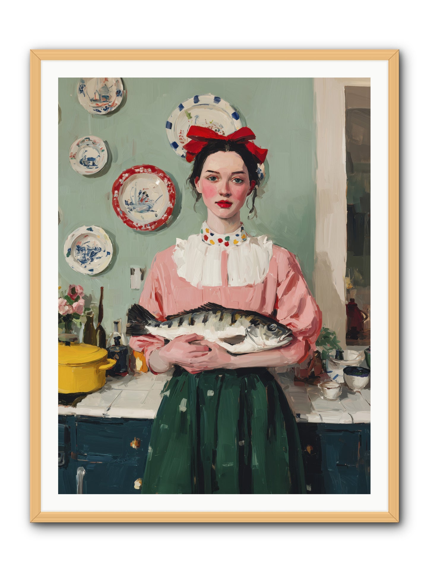 Recipe Rebellion -- Framed Print - Natural 36x48