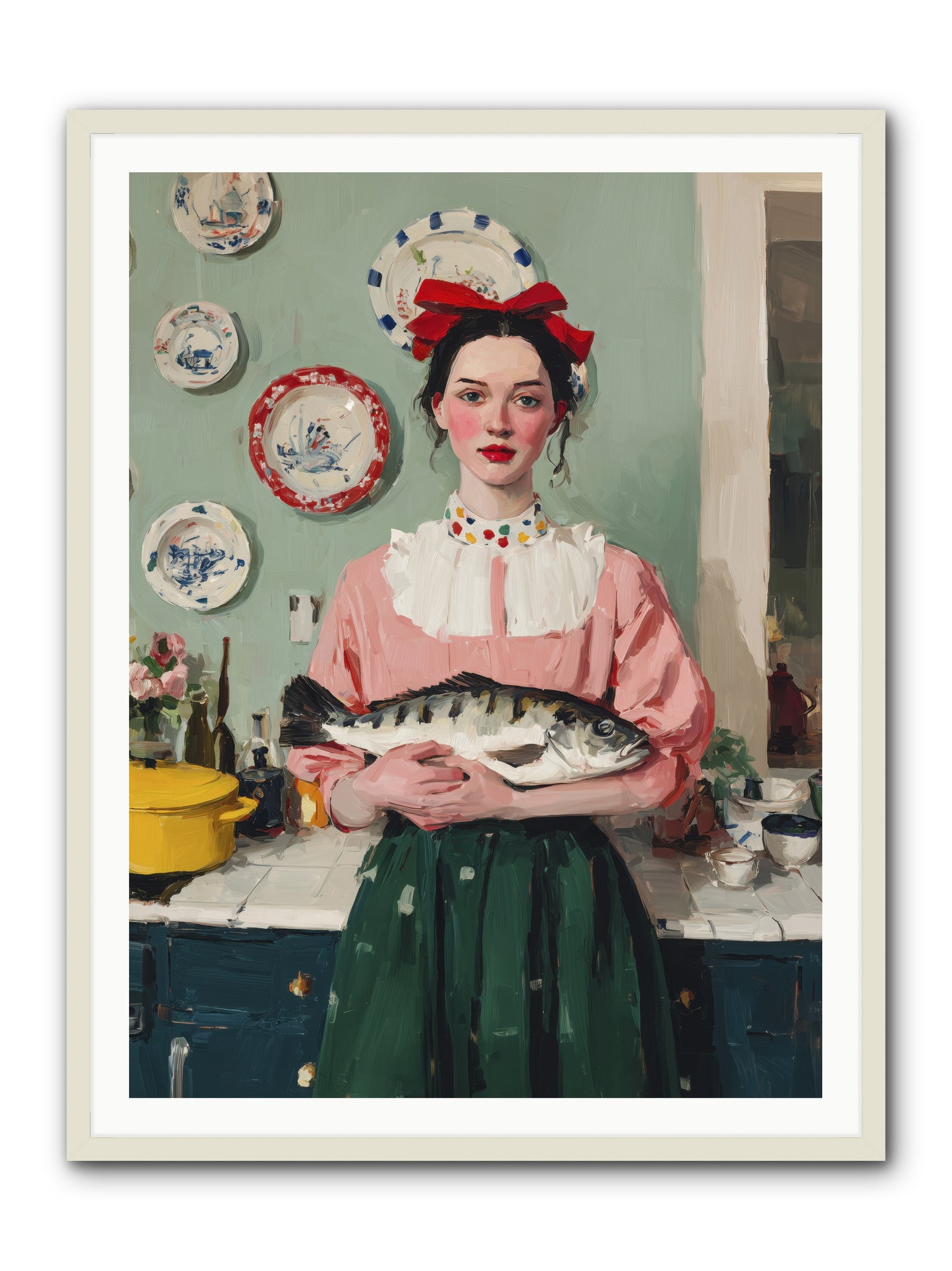 Recipe Rebellion -- Framed Print - White 36x48