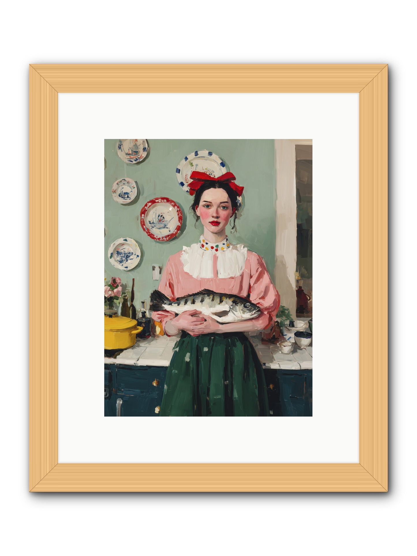 Recipe Rebellion -- Framed Print - Natural 9x12