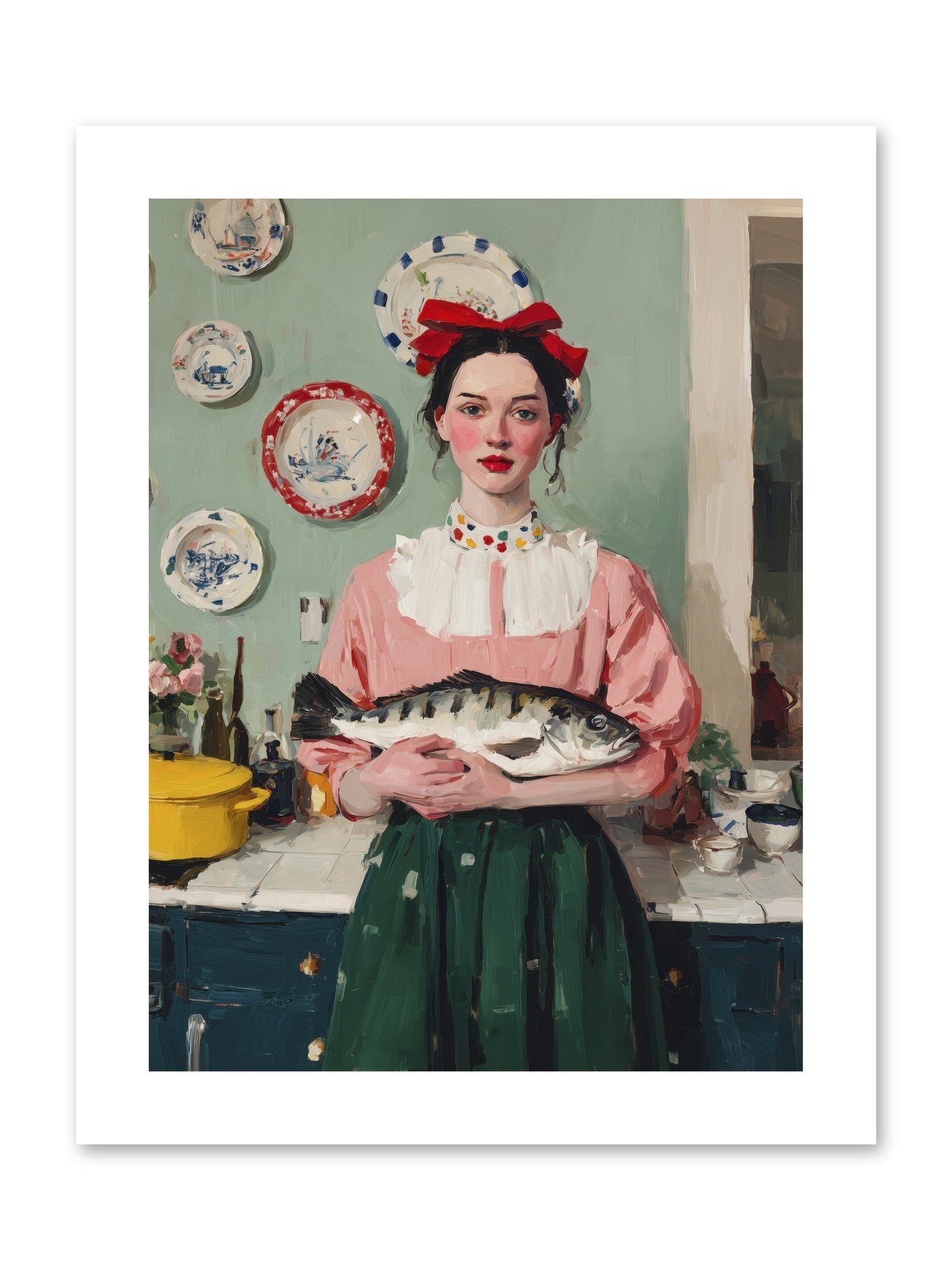 Recipe Rebellion -- Loose Canvas Print 9x12