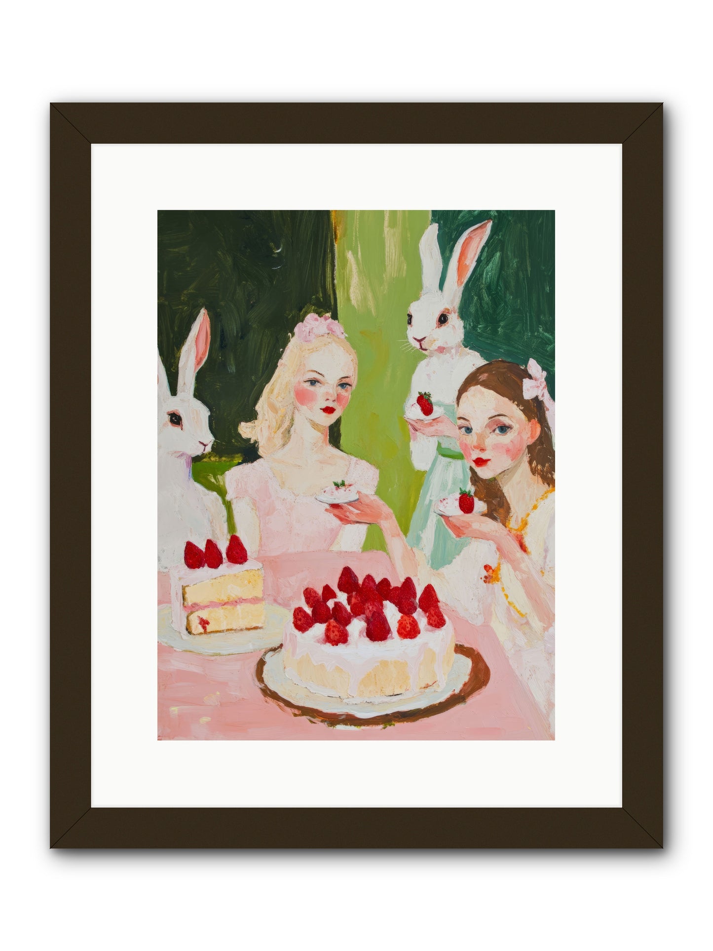 Red Fruit Dreamed Forever No.3Rez2 -- Framed Print - Black 12x16