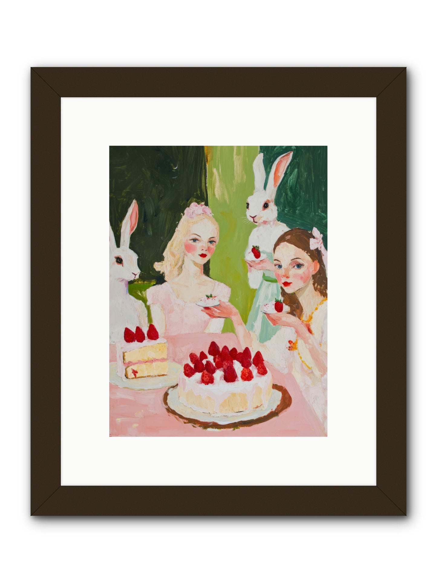 Red Fruit Dreamed Forever No.3Rez2 -- Framed Print - Black 9x12
