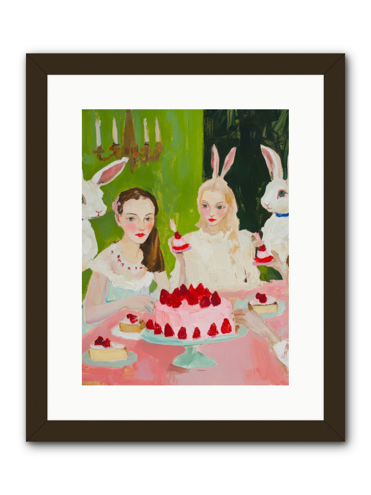 Red Fruit Dreamed ForeverRez2 -- Framed Print - Black 12x16