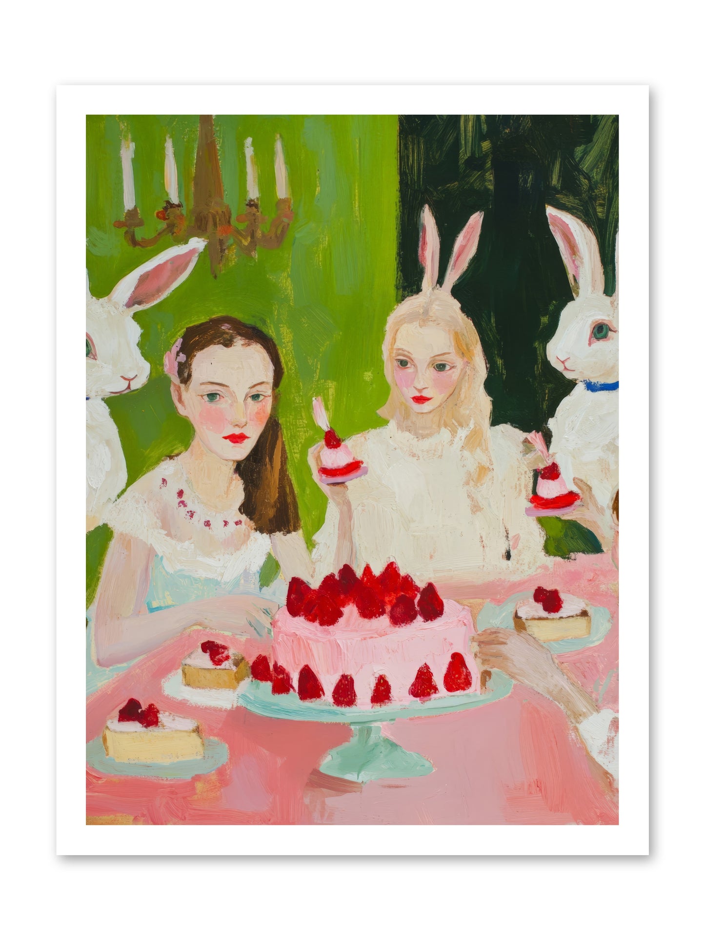 Red Fruit Dreamed ForeverRez2 -- Loose Canvas Print 18x24