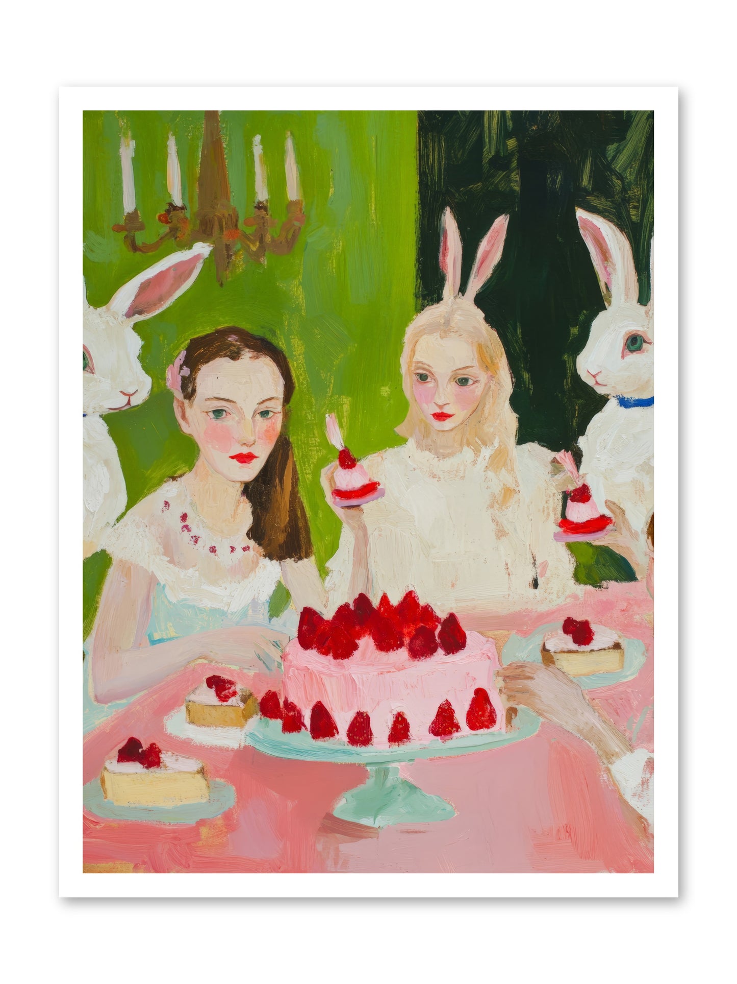 Red Fruit Dreamed ForeverRez2 -- Loose Canvas Print 24x32